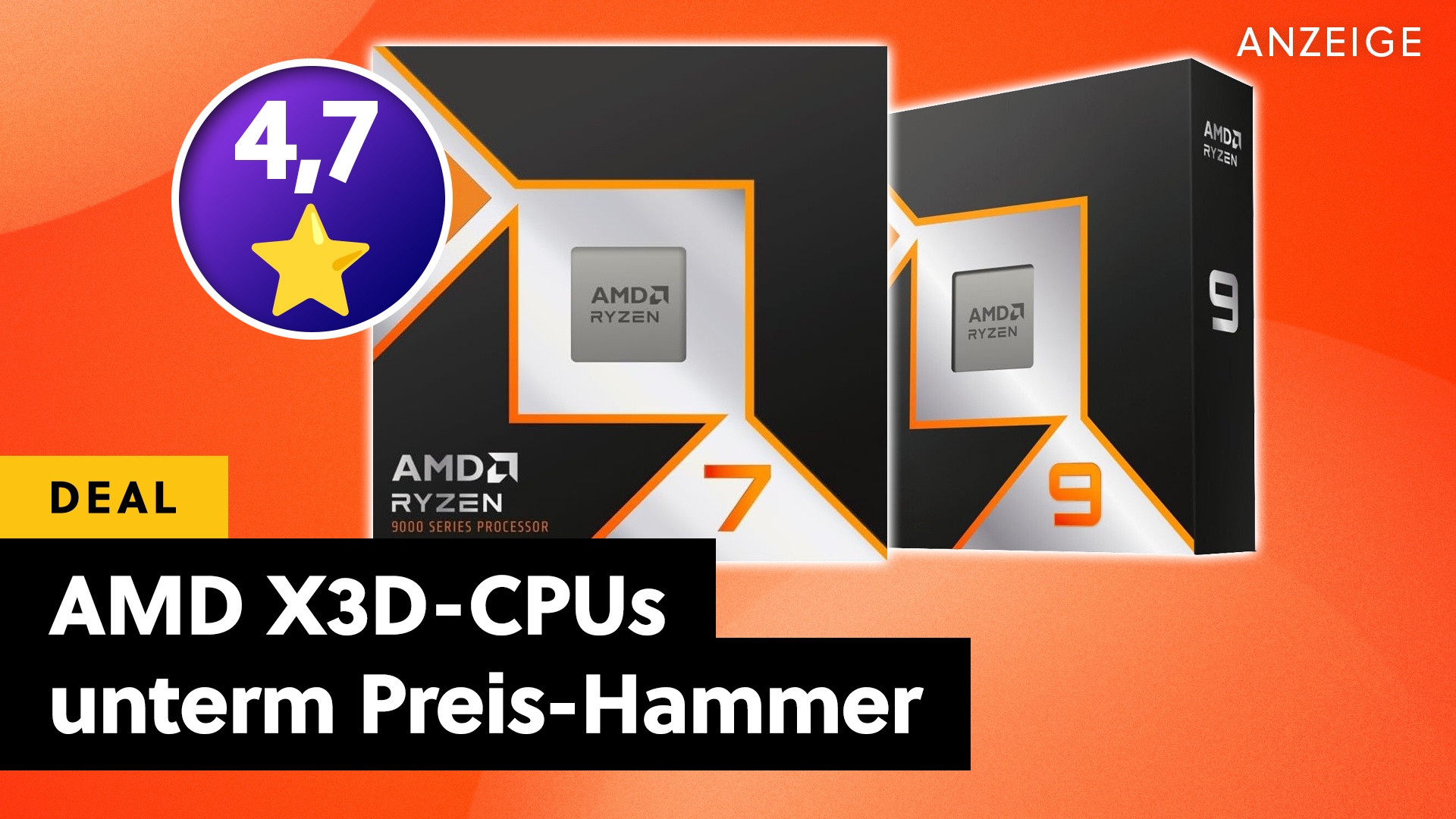 AMDs X3D-CPUs im Preissturz bei Amazon: Jetzt Gaming-Flaggschiffe 9800X3D und 9900X3D zum Top-Preis sichern!