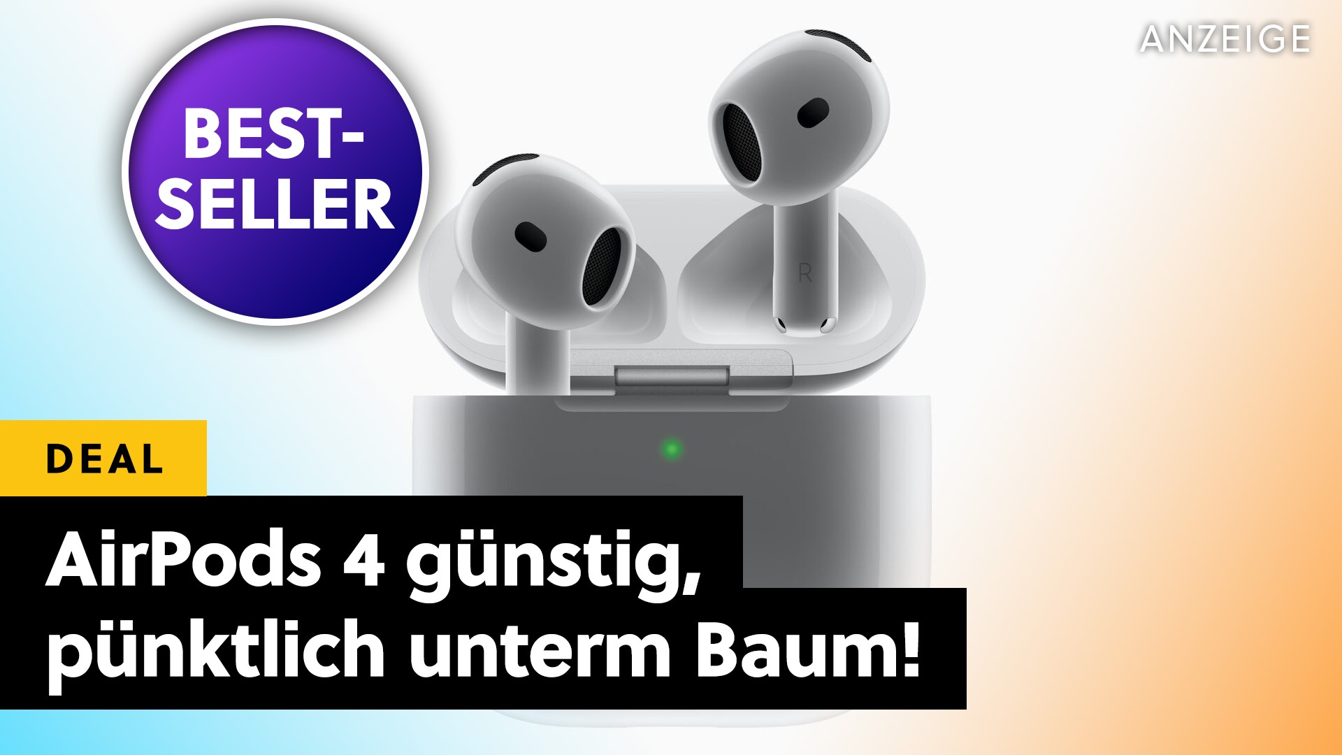 AirPods 4 - Jetzt drastisch reduziert und pünktlich vor Weihnachten da! [Anzeige]