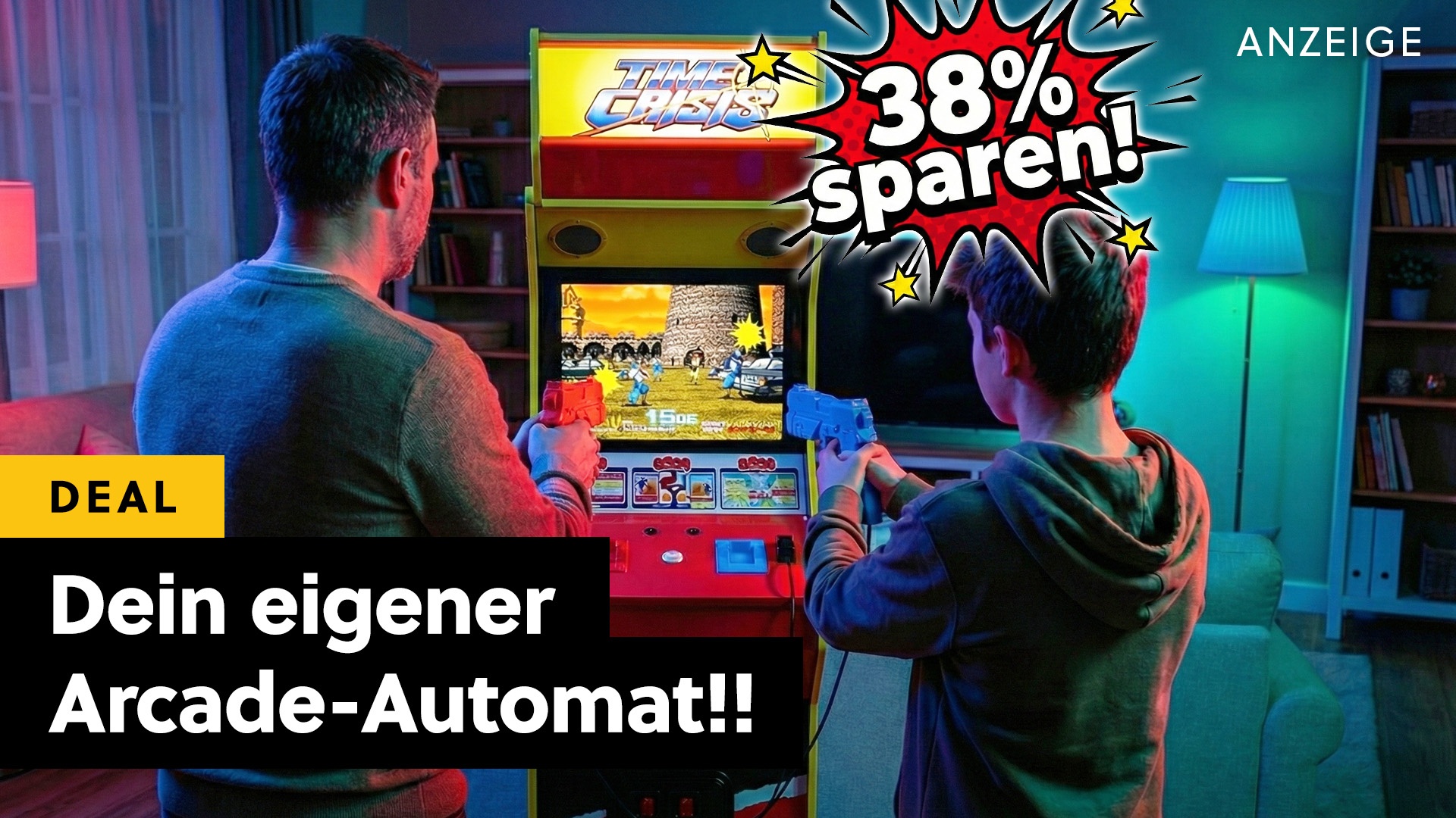 Time Crisis Automat - Zu Weihnachten erfülle ich mir einen Traum aus meiner Jugend endlich um Welten günstiger! [Anzeige]