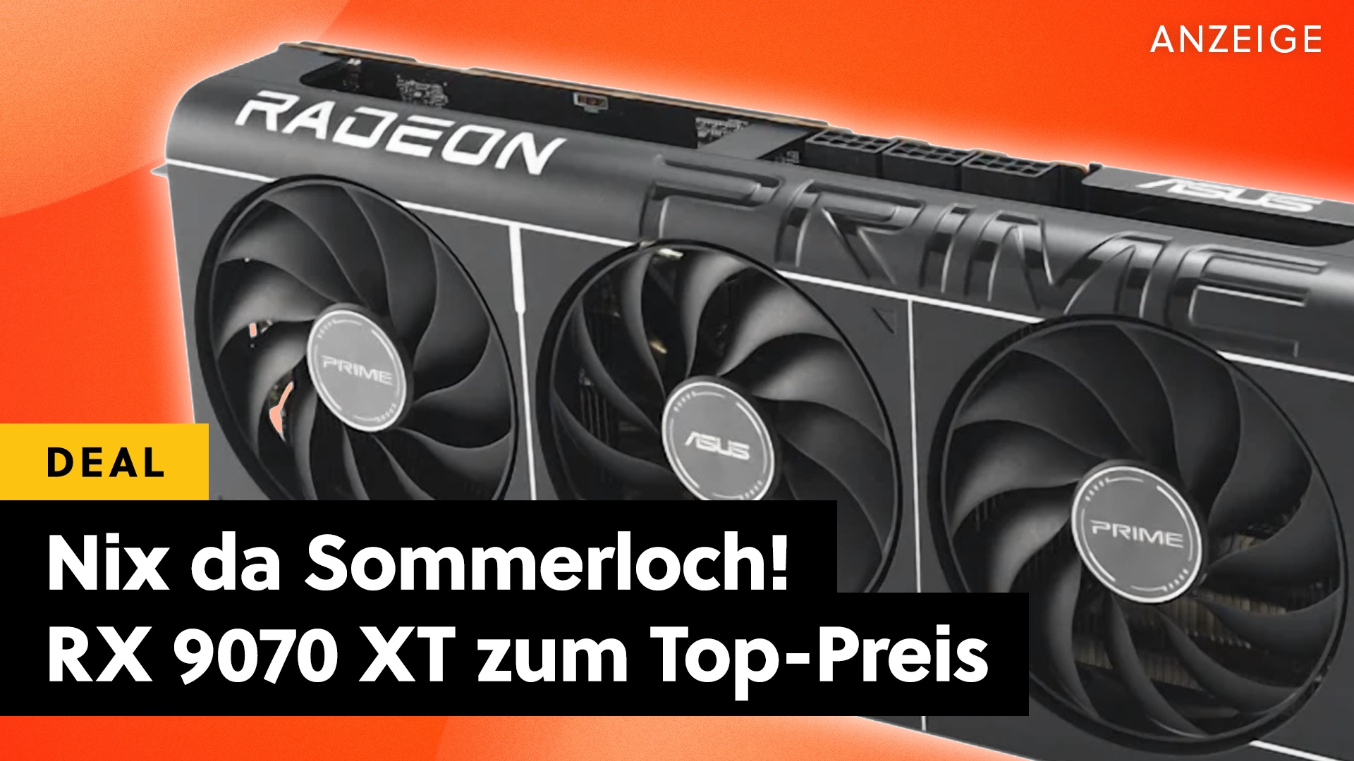 Die nach wie vor gefragteste Grafikkarte 2025 ist jetzt über 100€ günstiger! Die AMD RX 9070 XT im Amazon-Angebot