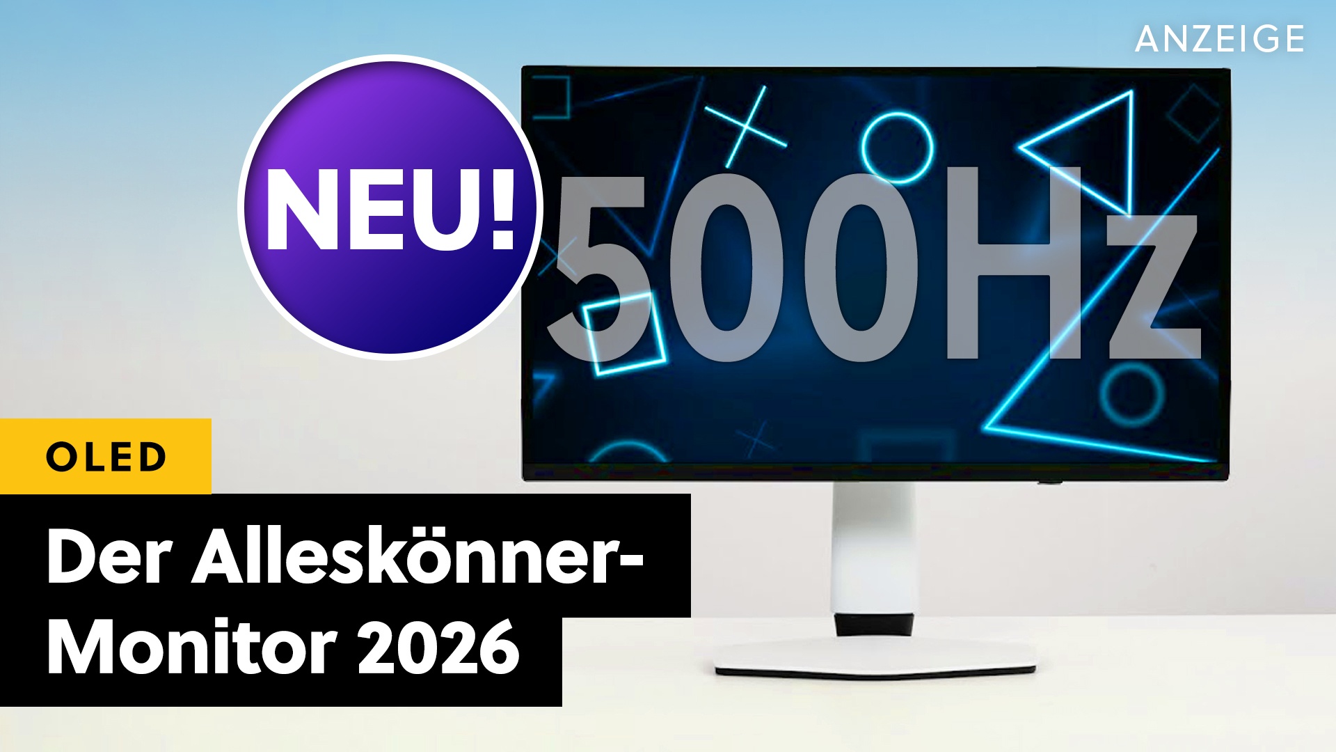 Deals: 500Hz OLED - Dieser Spitzen-Monitor kann einfach alles! [Anzeige]