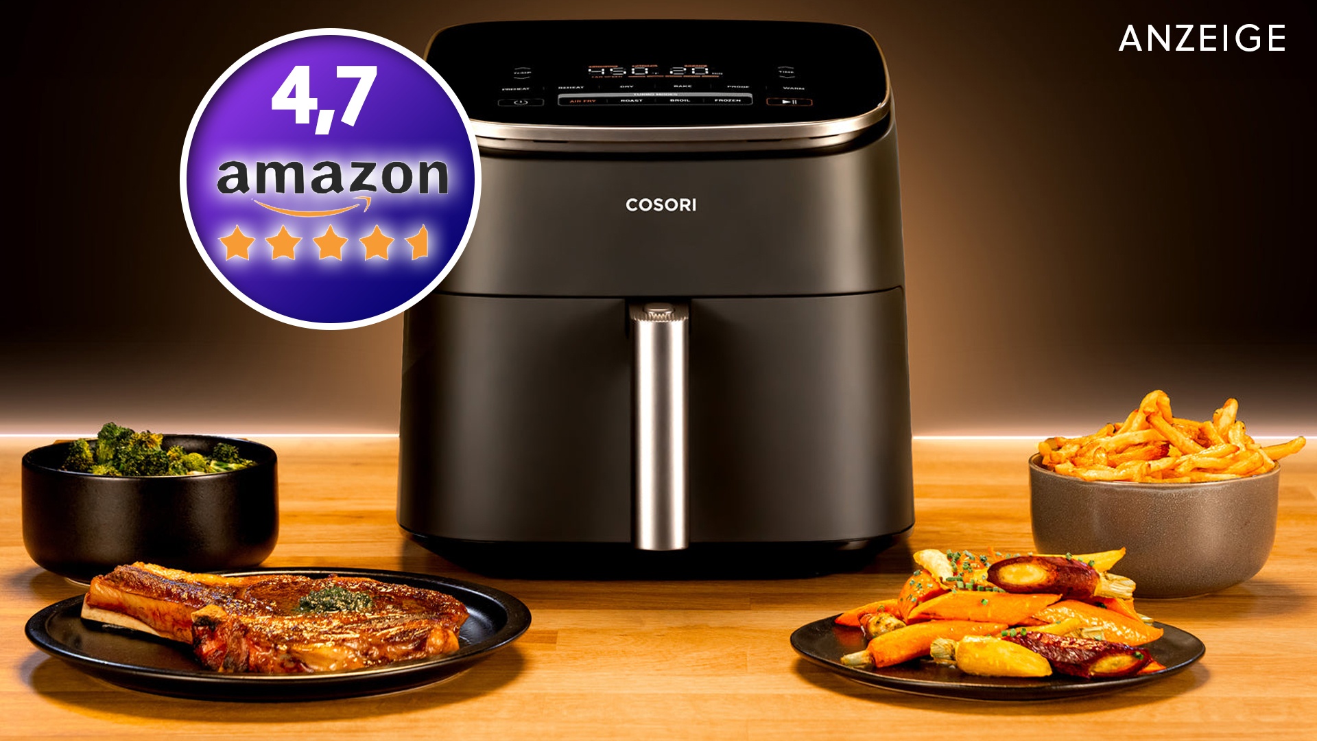 Heißluftfritteusen gibt's wie Sand am Meer – 2 Gründe heben diesen Airfryer von der Masse ab und ich bin froh, dass ich ihn habe!