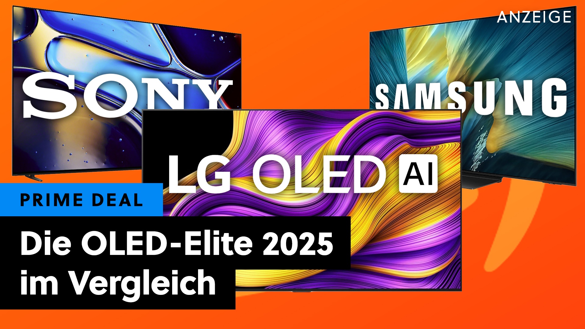 Kampf der TV-Titanen: LG OLED evo G5 vs. Samsung S95F vs. Sony BRAVIA 8 II im Vergleich der besten OLED-Fernseher 2025