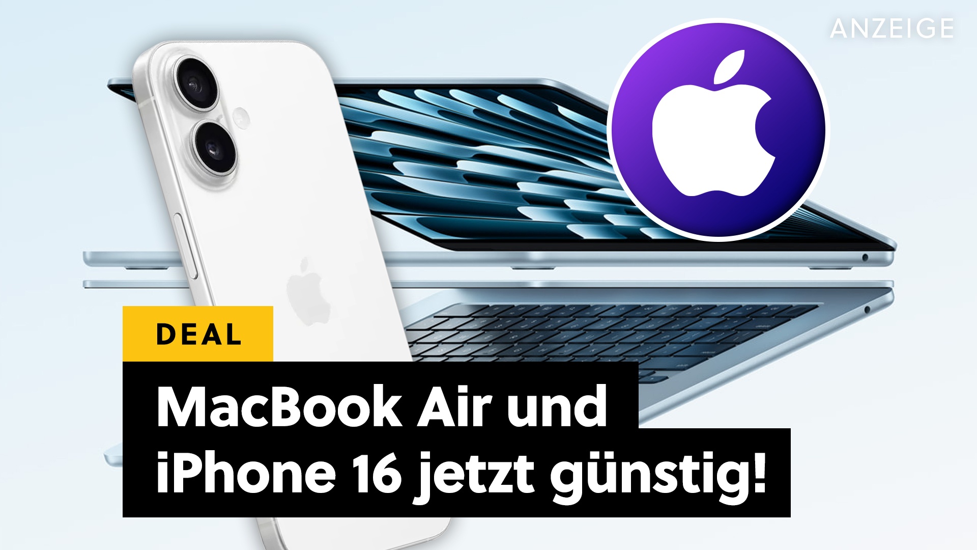 Kein Witz: So günstig gab es das iPhone 16 und neue MacBook Air noch nie! Meine Handy- und Laptop-Empfehlung - zusammen in einem o2-Tarif