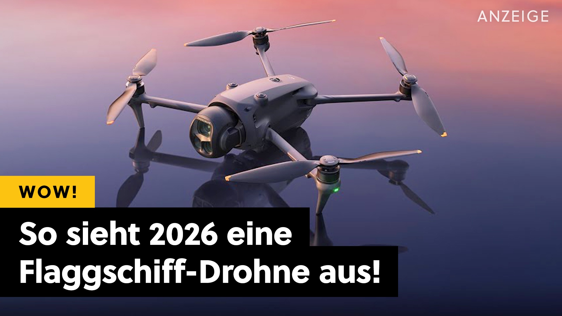 Deals: Drohne der Zukunft - 30 km Reichweite, 360°-Sicht bei Tag & Nacht – das ist krass! [Anzeige]