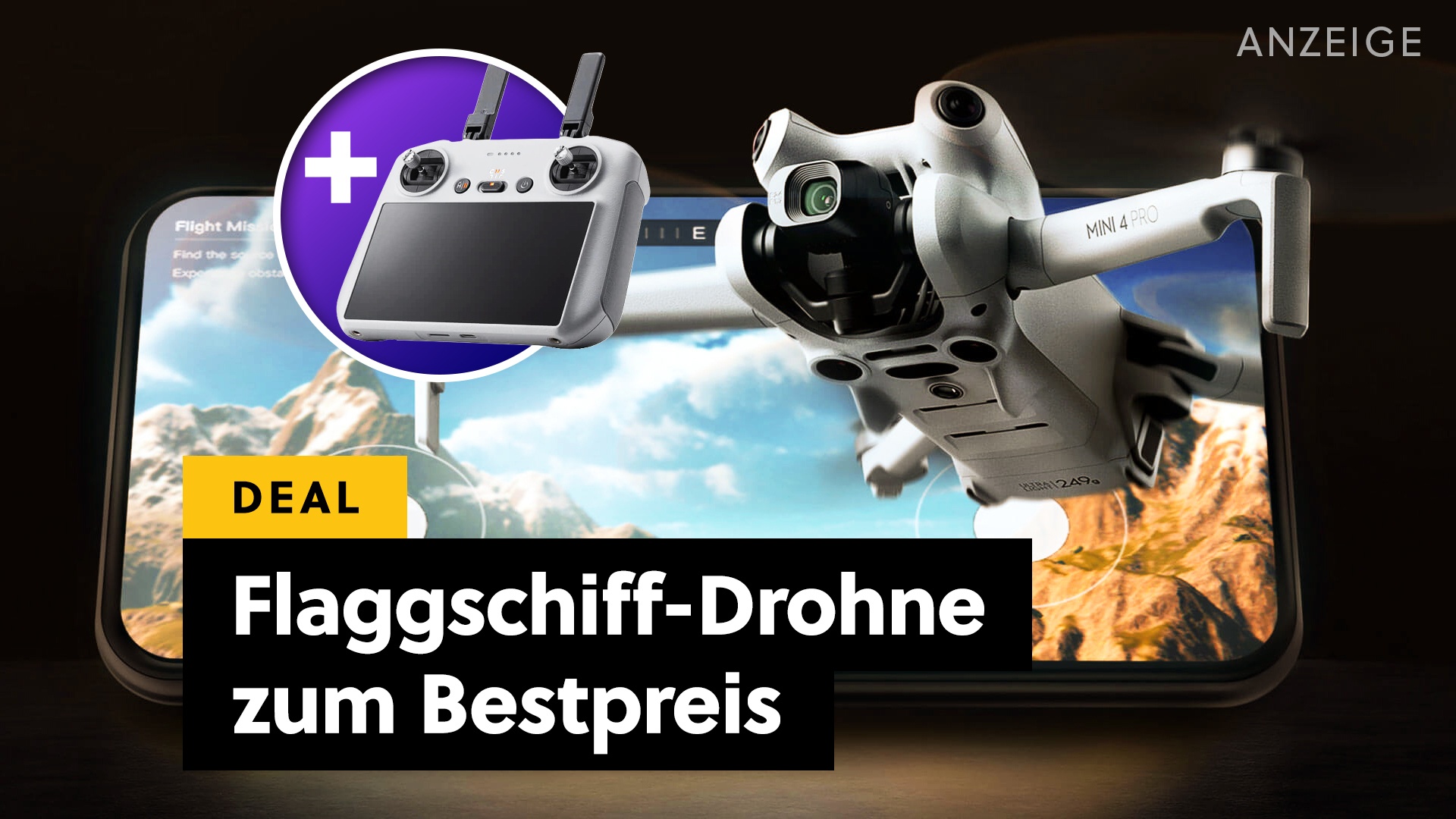 DJI endlich günstig: Eine der besten 4K-Drohnen der Welt ist im Angebot – und ihr dürft sie überall ohne Führerschein fliegen!