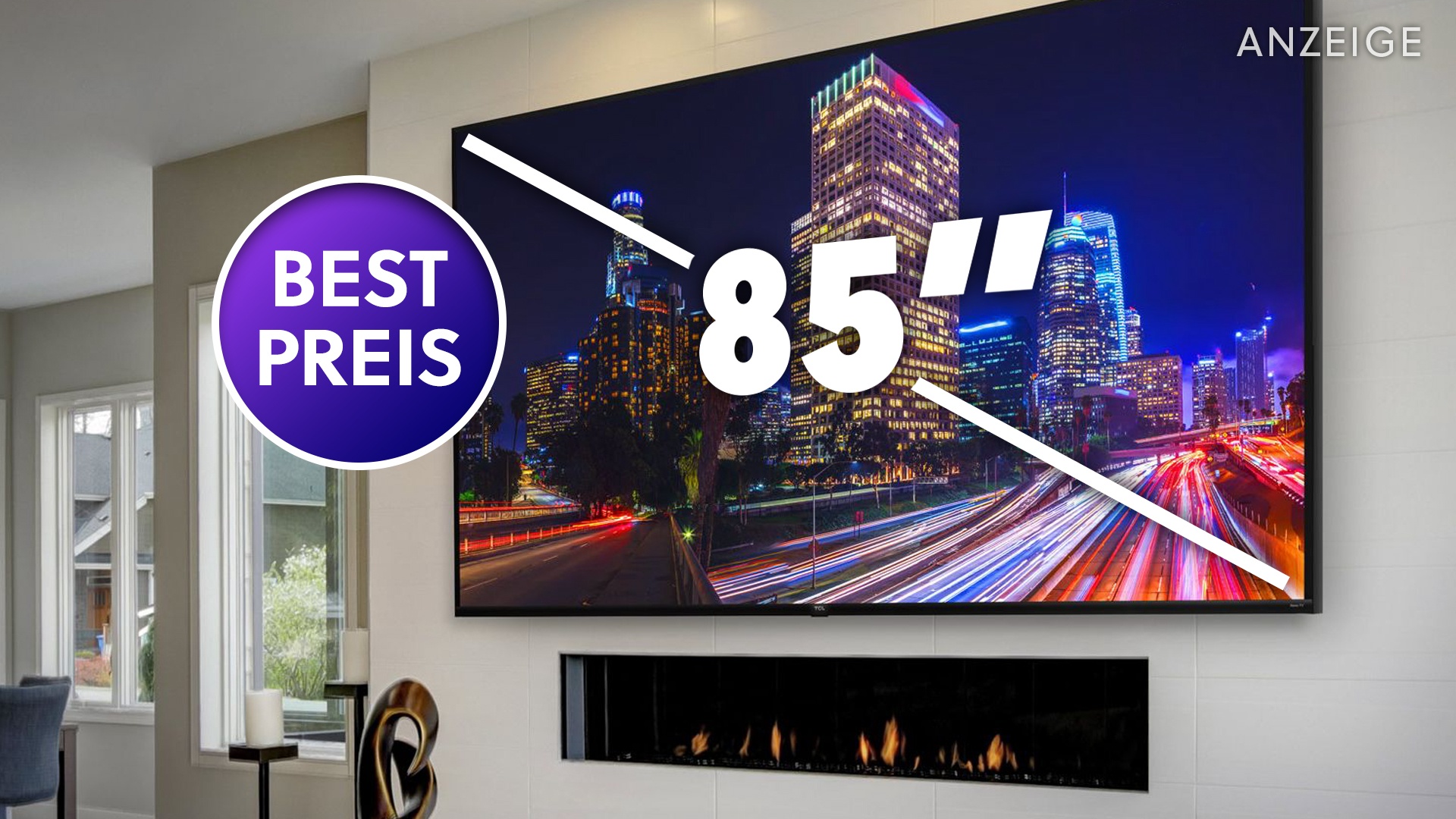 Gigantischer TV - 85-Zoll-Brecher mit Mini-LED-Technik bei Amazon stark reduziert [Anzeige]