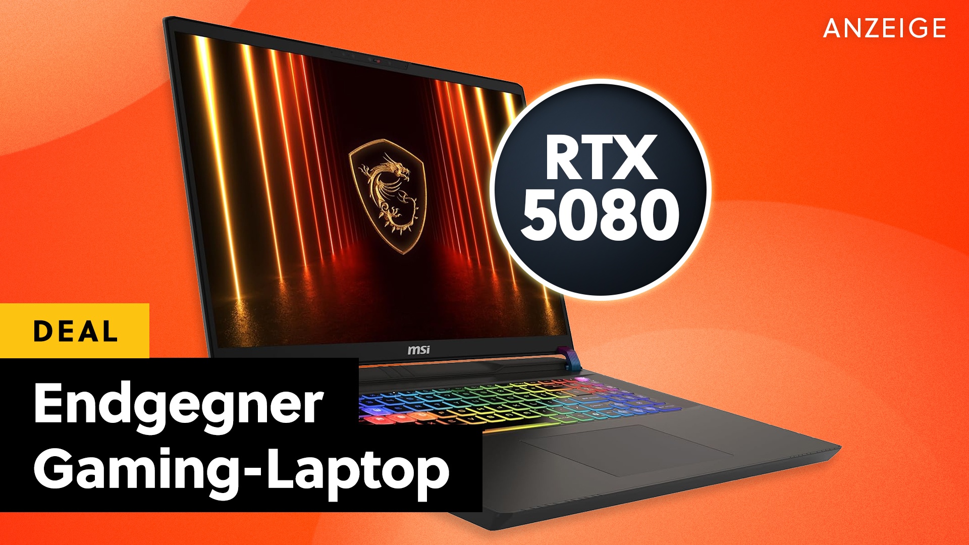 Deals: RTX 5080 Laptop - Brachiale Leistung als Gaming- oder Workstation! [Anzeige]