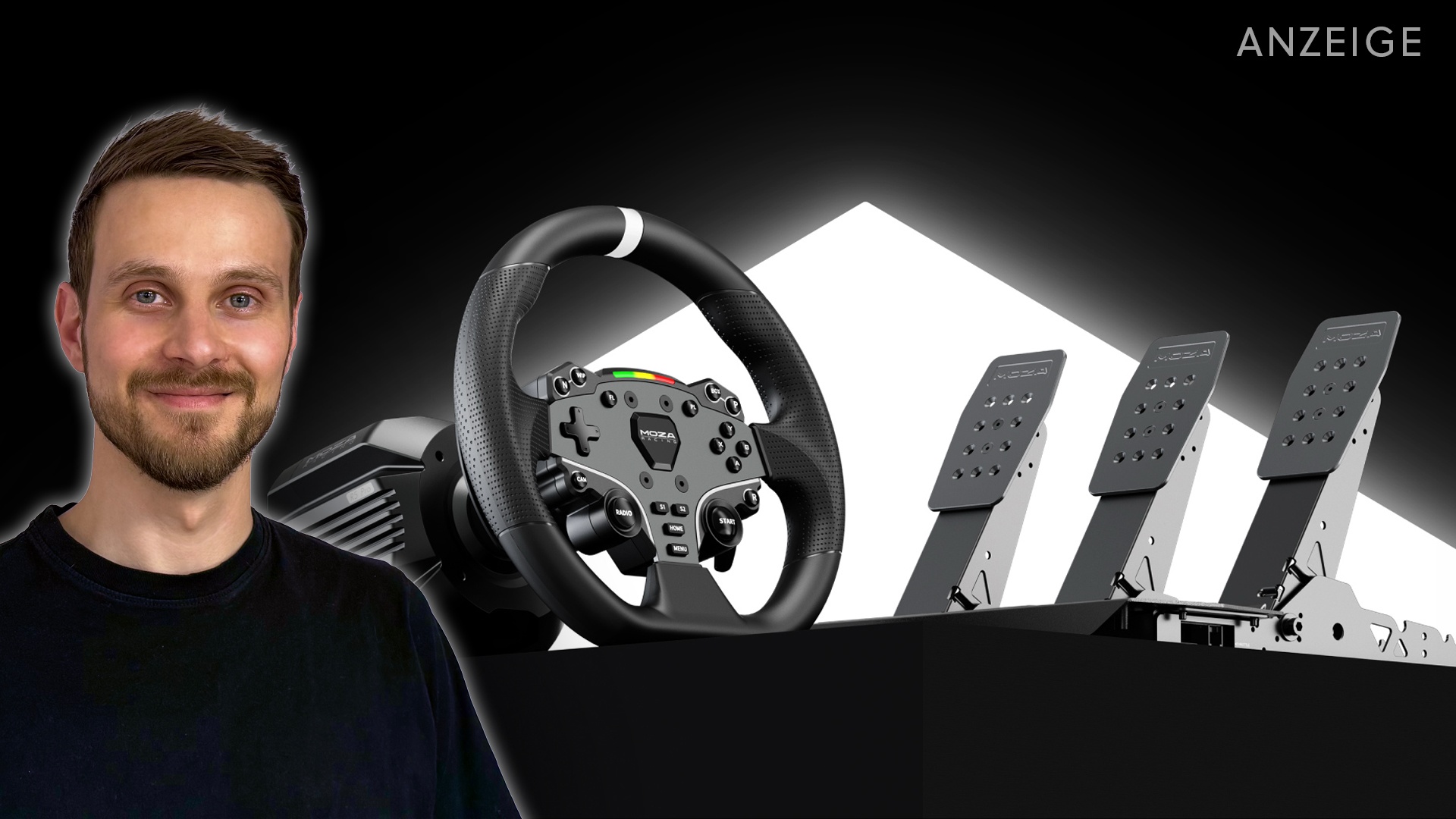 Deals: Sim-Racing - Dieses neue Lenkrad mit Pedalen trägt die Preis-Leistungs-Krone [Anzeige]