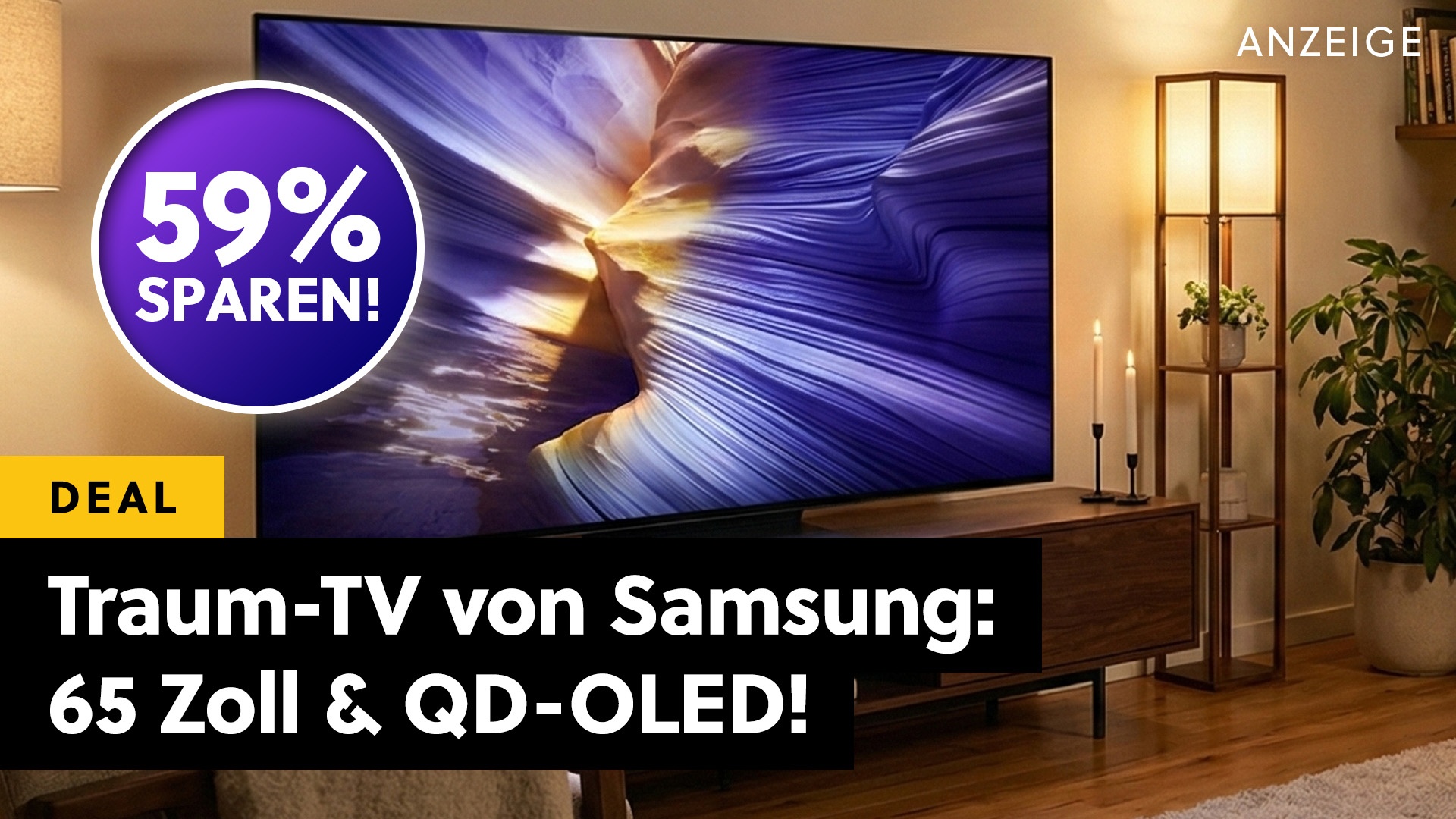 65 Zoll QD-OLED - Dieser Traum von einem 4K-TV ist jetzt viel günstiger im Angebot! [Anzeige]