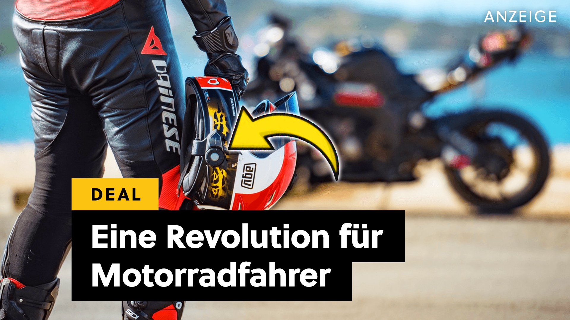 Deals: Motorradsaison 25 - Es geht wieder los - ein Gadget darff aber an keinem Helm fehlen! [Anzeige]