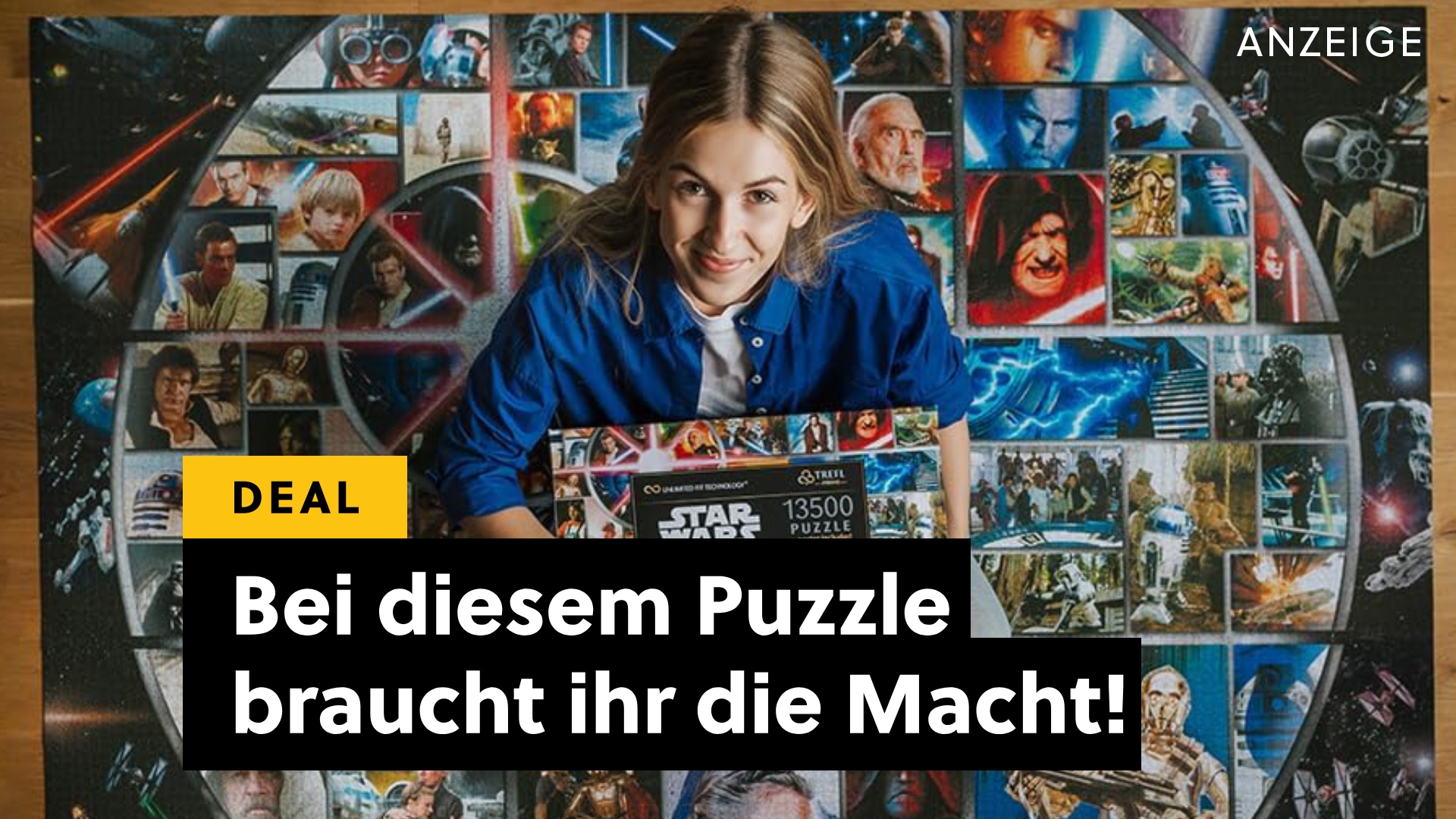 Deals: Lernt die Macht! - Für dieses 13.500 Teile Star-Wars-Puzzle braucht ihr Jedikräfte! [Anzeige]