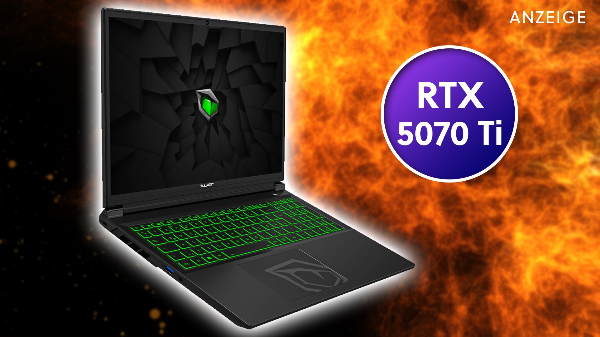Gaming-Laptop - Performance-Monster überzeugt preislich trotz 32 GB RAM und 5070 Ti [Anzeige]
