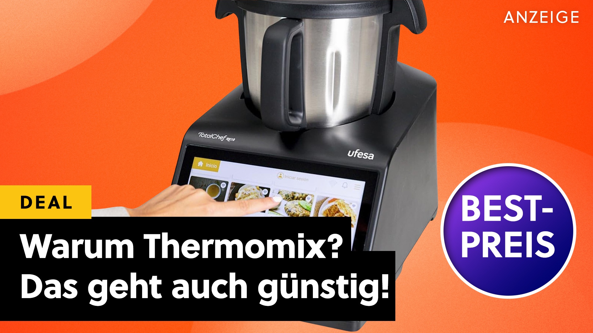 Deals: Dein eigener Koch - Warum einen Thermomix, wenn ihr bei Amazon für die Hälfte eine tolle Alternative bekommt? [Anzeige]
