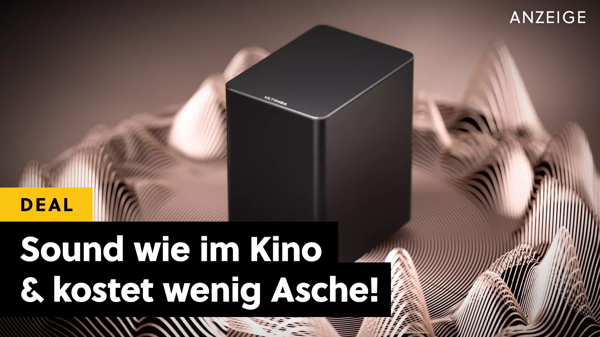 Deals: 5.1-Soundbar - Für unter 200€ bekommt ihr die Ultimea Poseidon bei Amazon! [Anzeige]