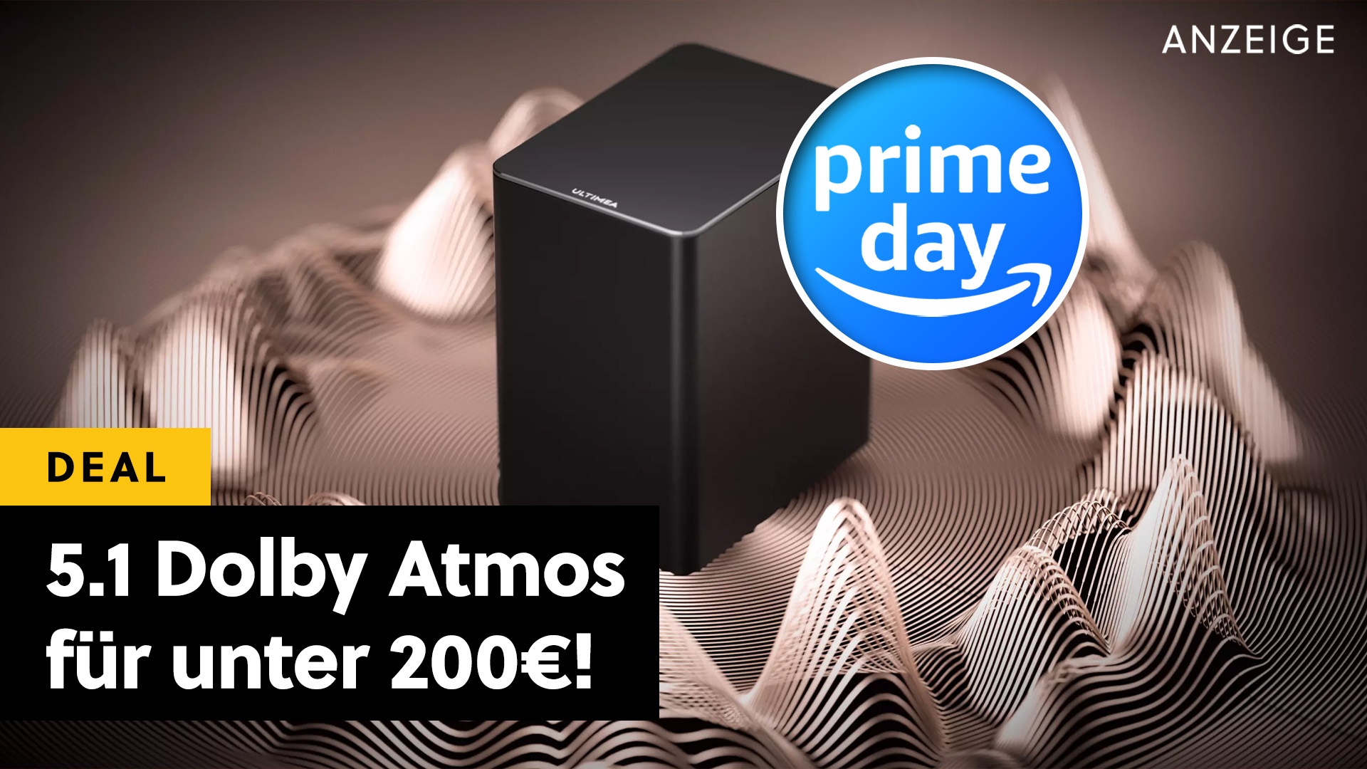 Mehr Preis-Leistung am Prime Day geht nicht: Für weit unter 200€ bekommt ihr gerade diese 5.1 Dolby Atmos Soundbar, die Filme auf ein neues Level heben!