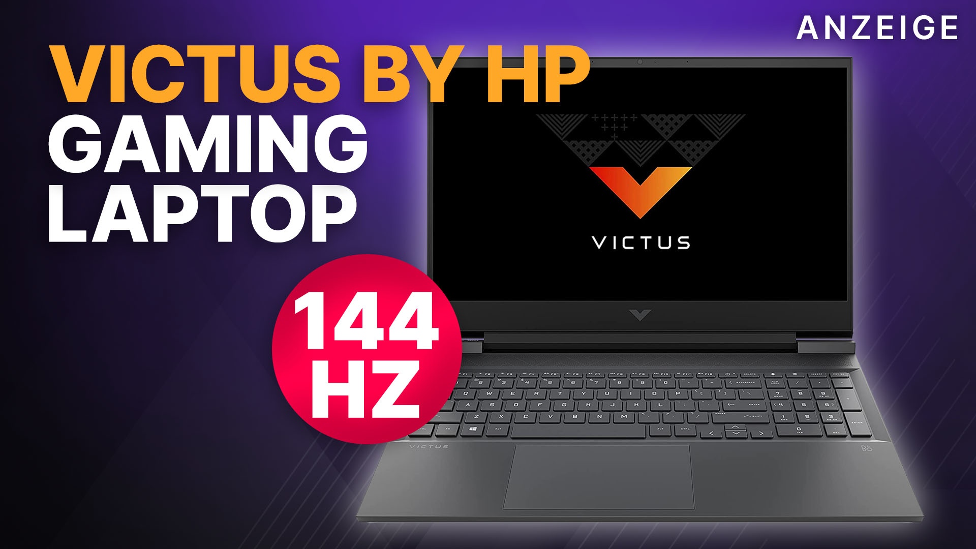 HP Gaming Laptop mit 144Hz IPS Display & NVIDIA GeForce RTX 3050 jetzt 100€ reduziert bei Amazon