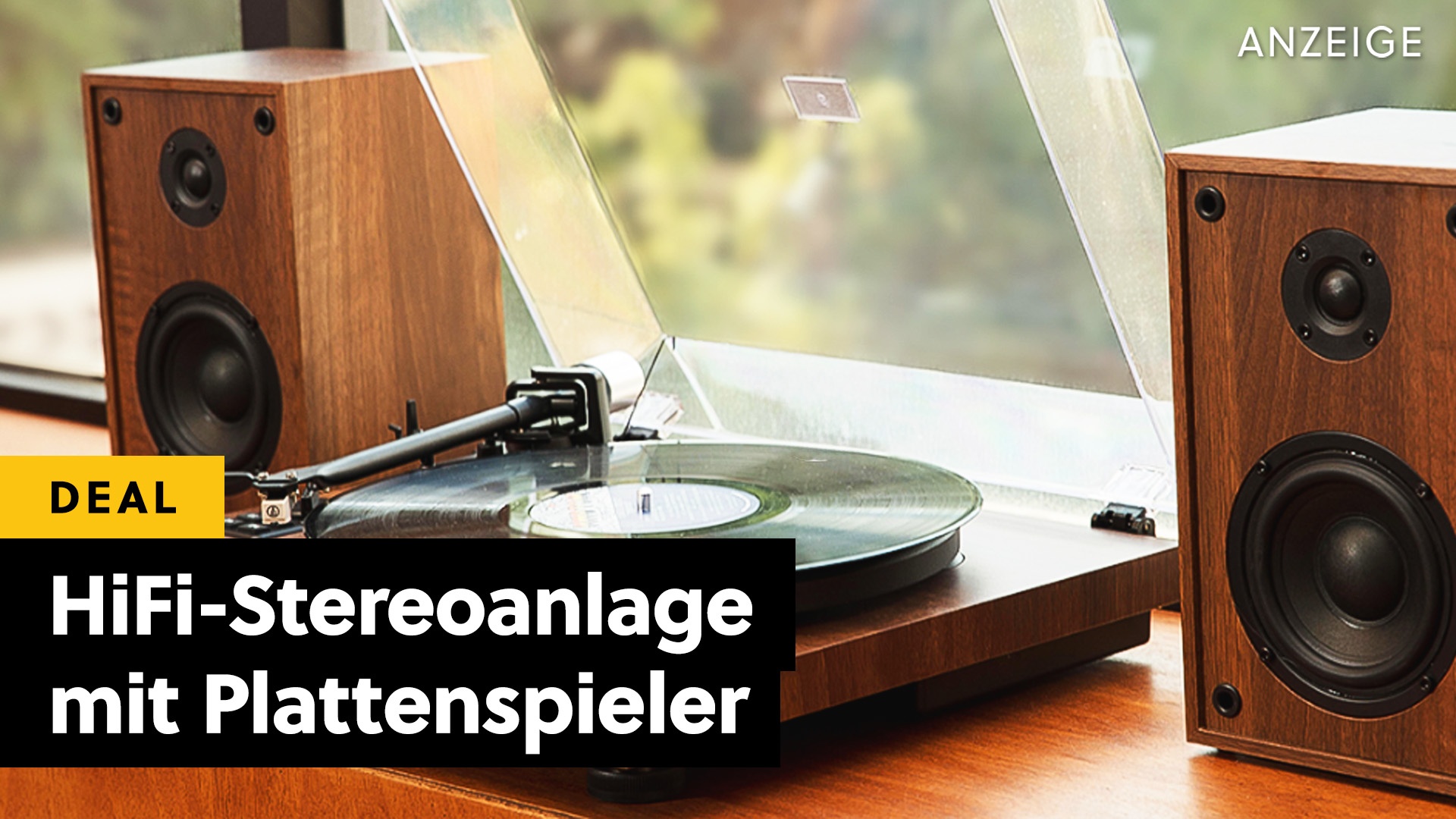 Deals: HiFi-Stereoanlage - Mit Plattenspieler inklusive: So sollte jeder mal wieder Musik hören! [Anzeige]