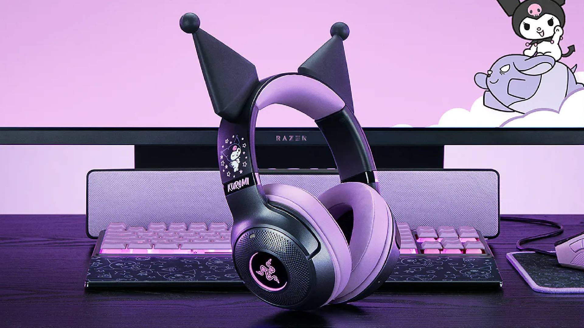 Video: Noch mehr Sanrio-Hardware: Razer bringt nach Hello Kitty auch eine Kuromi-Kollektion