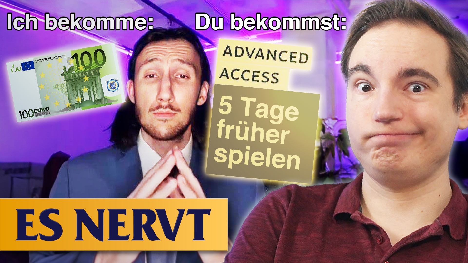 Video: Maurice ärgert sich über Advanced Access: Die Seuche des 100-Euro-»Frühzugangs«