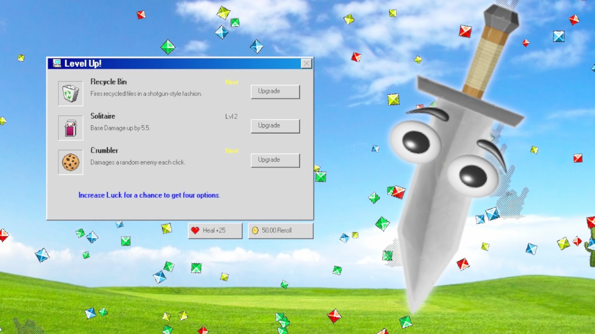 Video: Minesweeper, Solitär und Bluescreen: Desktop Survivors 98 macht das alte Windows-Feeling zum Spiel