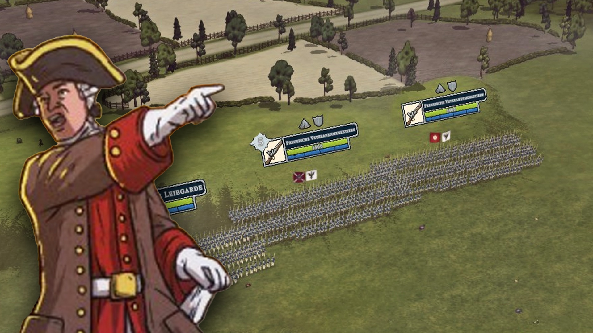 Video: Unsere Linieninfanterie schießt im Empire-ähnlichen Strategiespiel Master of Command den Gegner zusammen