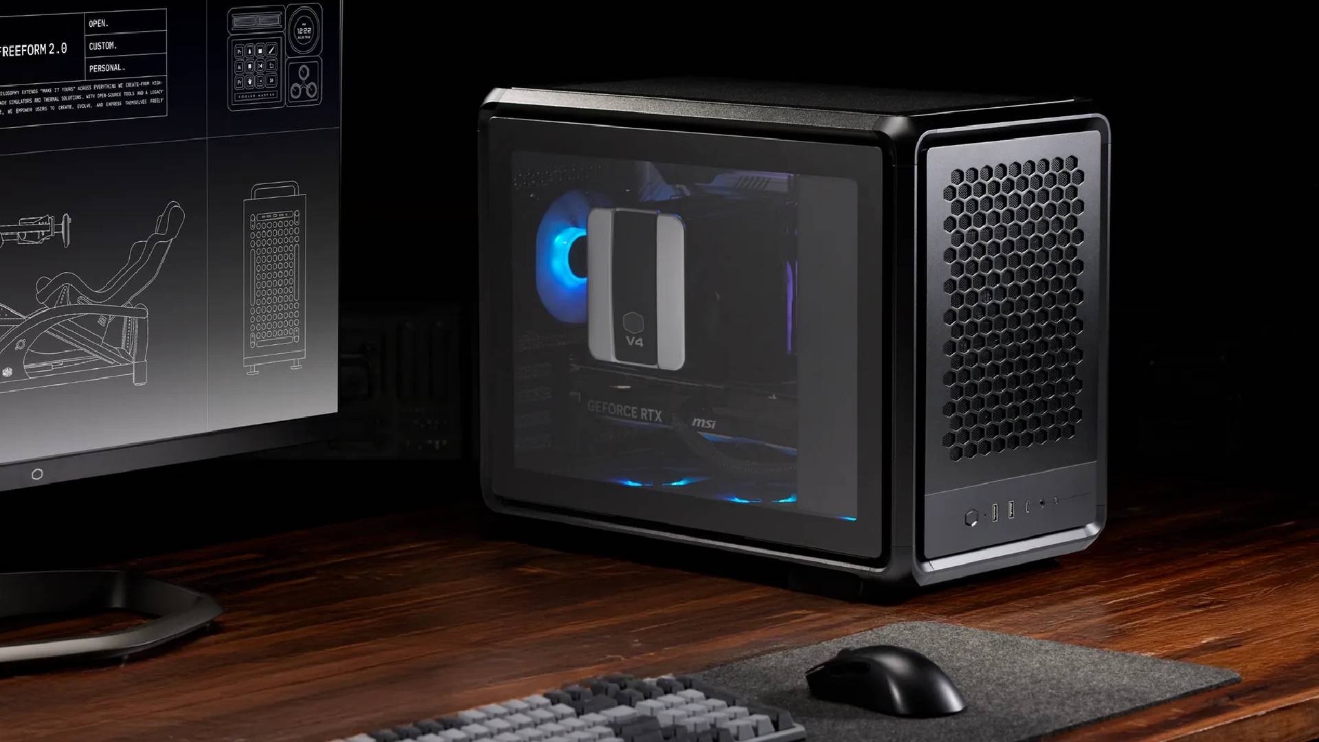 Video: Für Micro-ATX und Mini-ITX: Neues Gehäuse setzt auf spannendes Mesh-Design