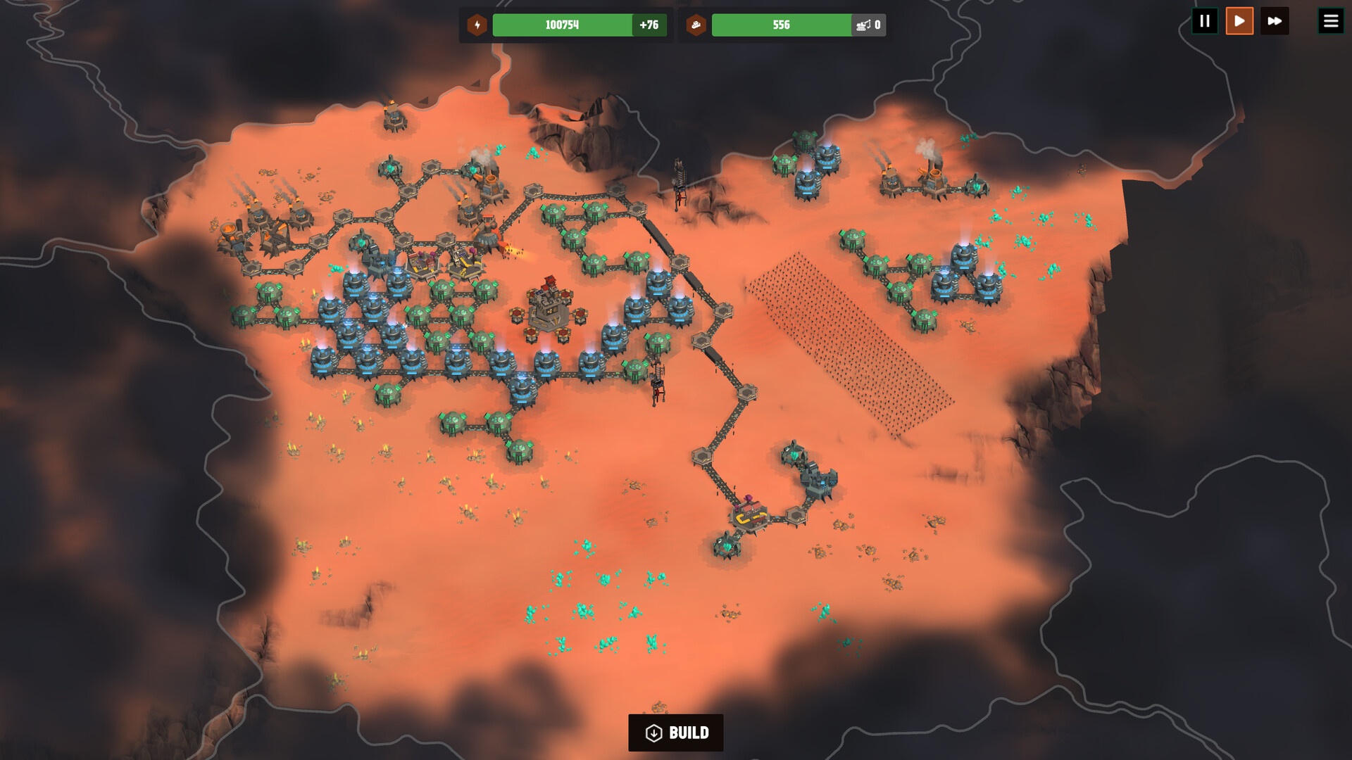 Video: Warfactory - Factorio trifft Starcraft: In diesem Echtzeitstrategiespiel baut ihr Rohstoffe ab und hebt gigantische Roboterarmeen aus