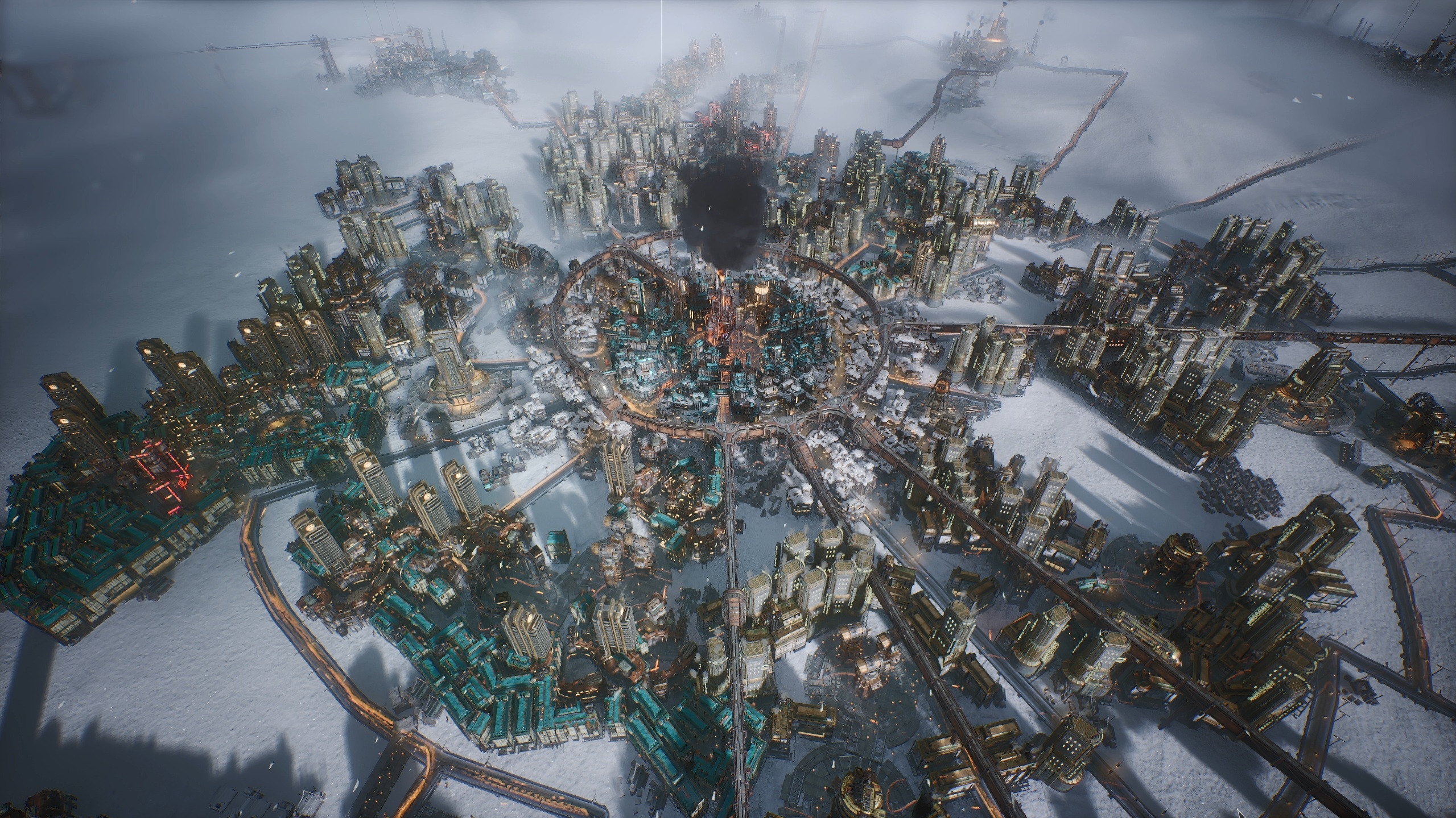 Video: Frostpunk 2: Fractured Utopias – Rundgang durch unsere Endgame-Stadt