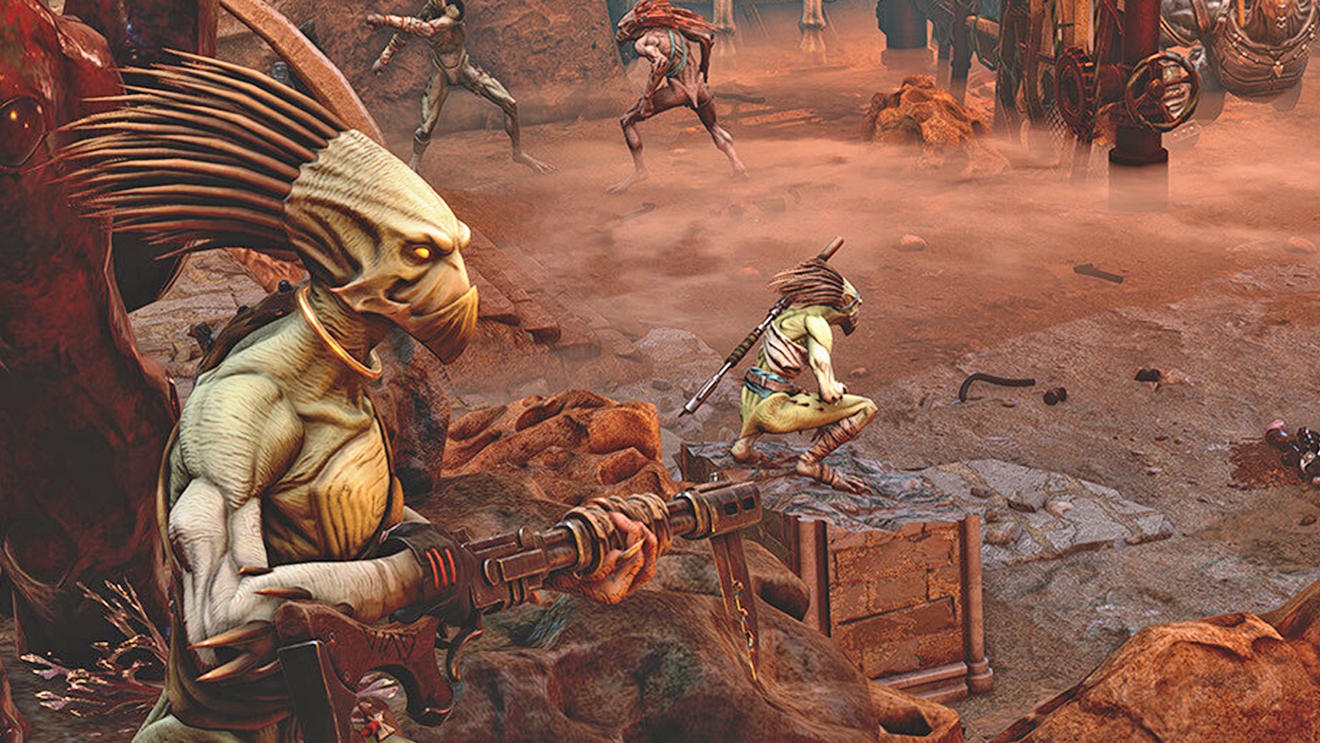 Video: In Warhammer 40.000: Dark Heresy begegnen wir unserem Aeldari-Kampfgefährten