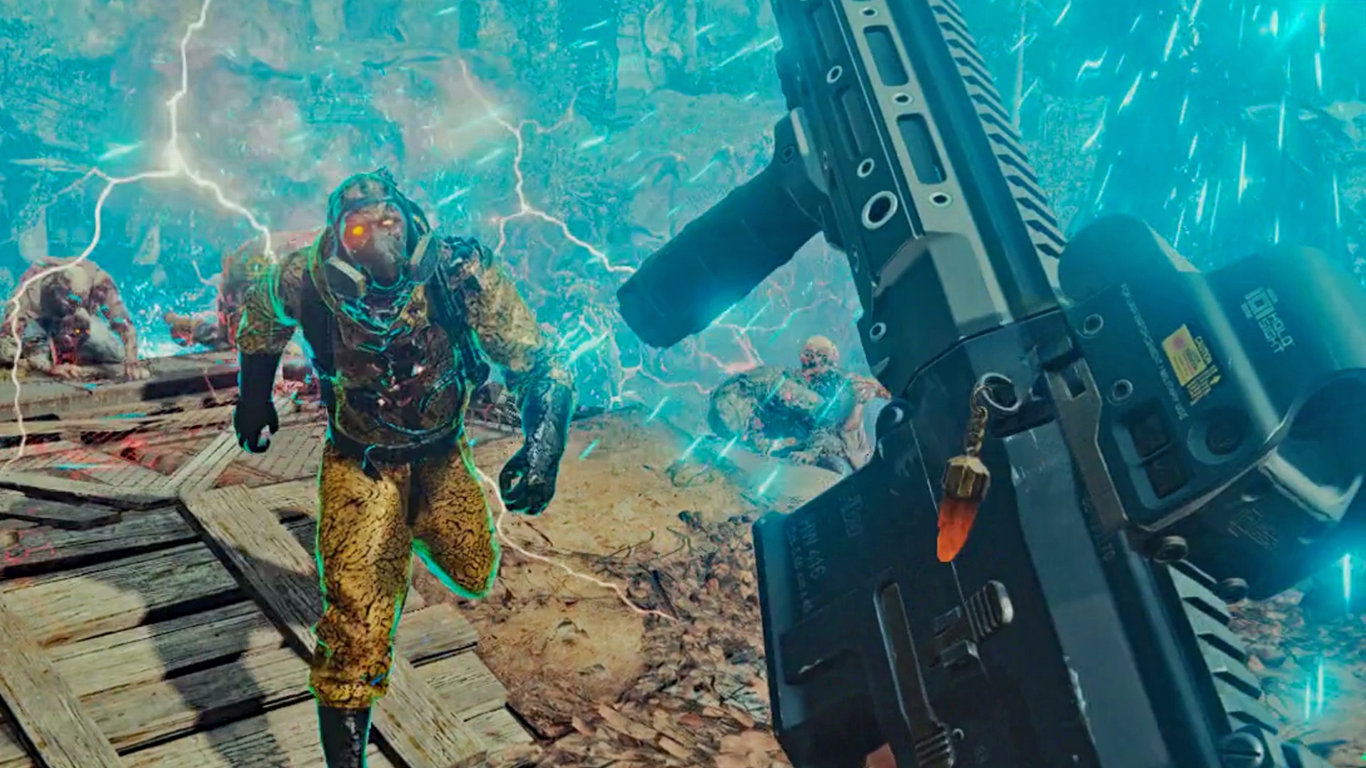 Video: Zombies, Matsch und Maschinengewehre: Wir zeigen euch, wie sich der Shooter Toxic Commando spielt