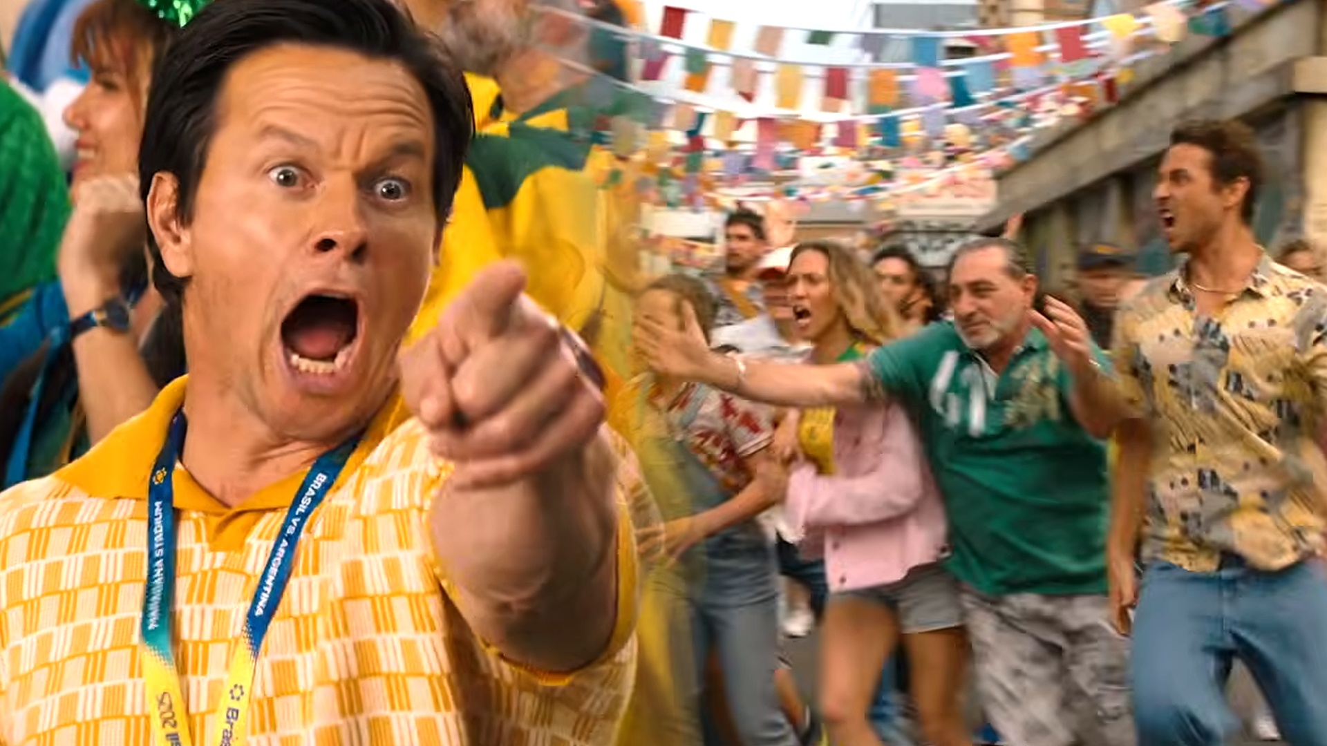 Video: Balls Up: In der neuen Komödie werden Mark Wahlberg und Paul Walter Hauser von ganz Brasilien gehasst