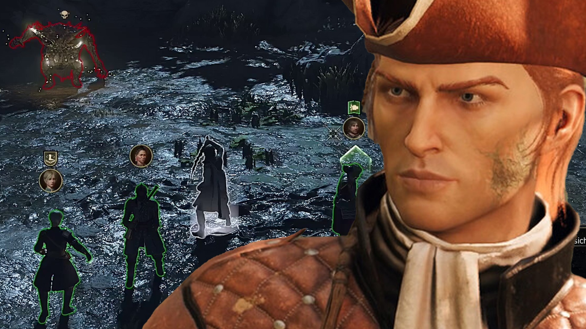 Video: Greedfall 2: Unsere Heldentruppe legt sich im Kampf mit einem bulligen Tentakelmonster an