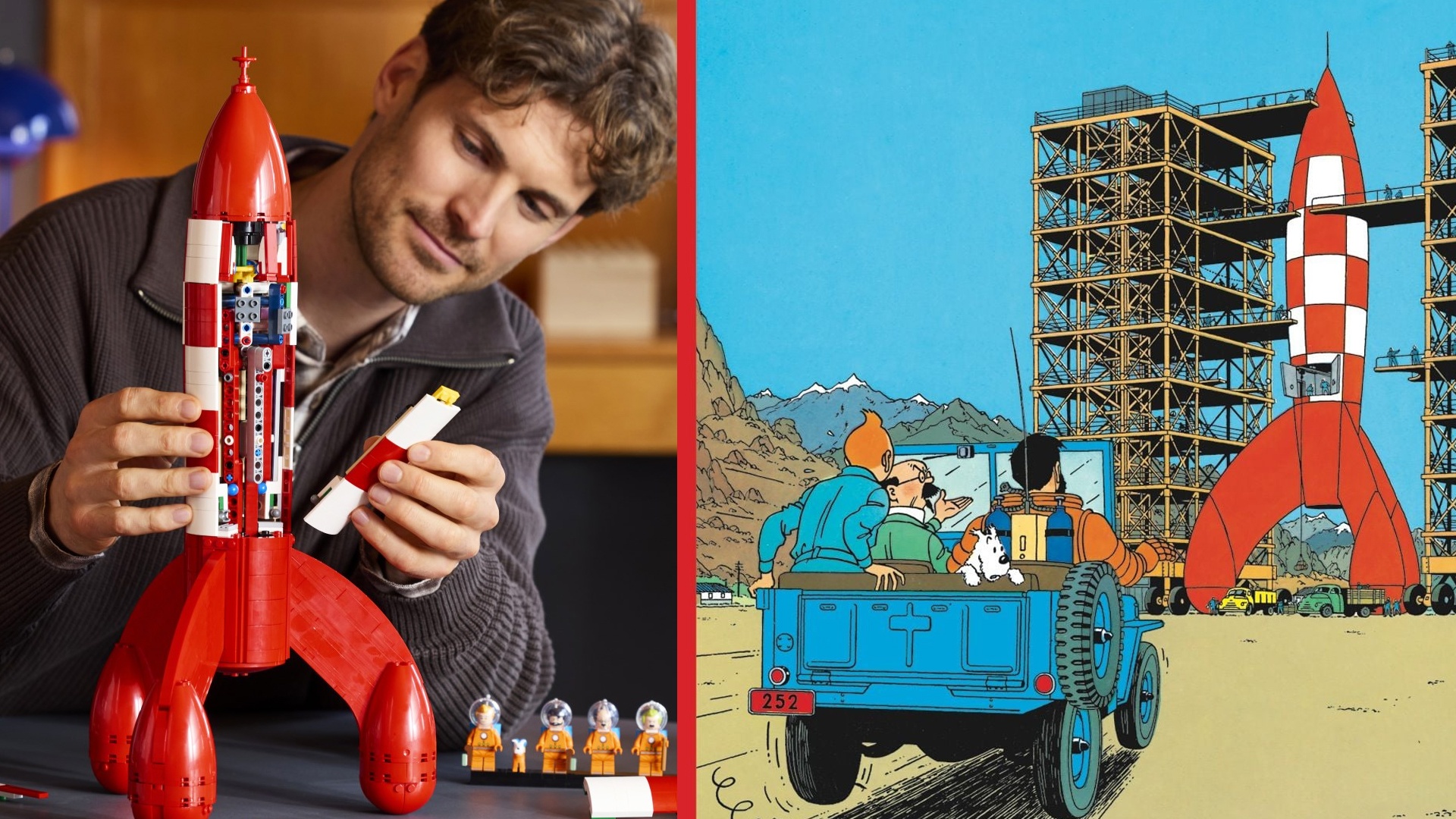Video: Lego belebt eine eurer Kindheitserinnerungen wieder, schießt Tim und Struppi auf den Mond
