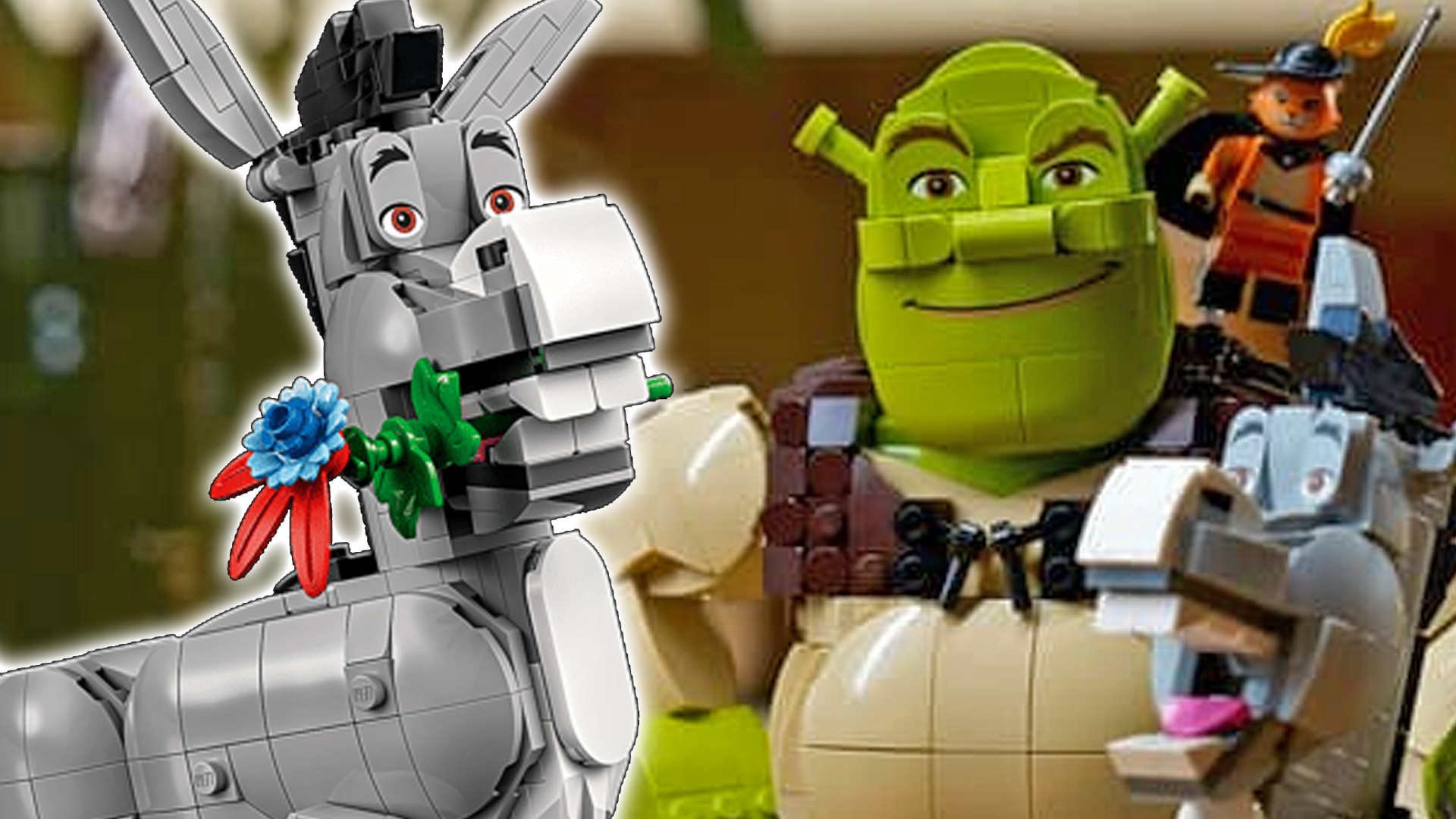 Novo set Lego Shrek traz Esel, Oger e Kater por 120 euros