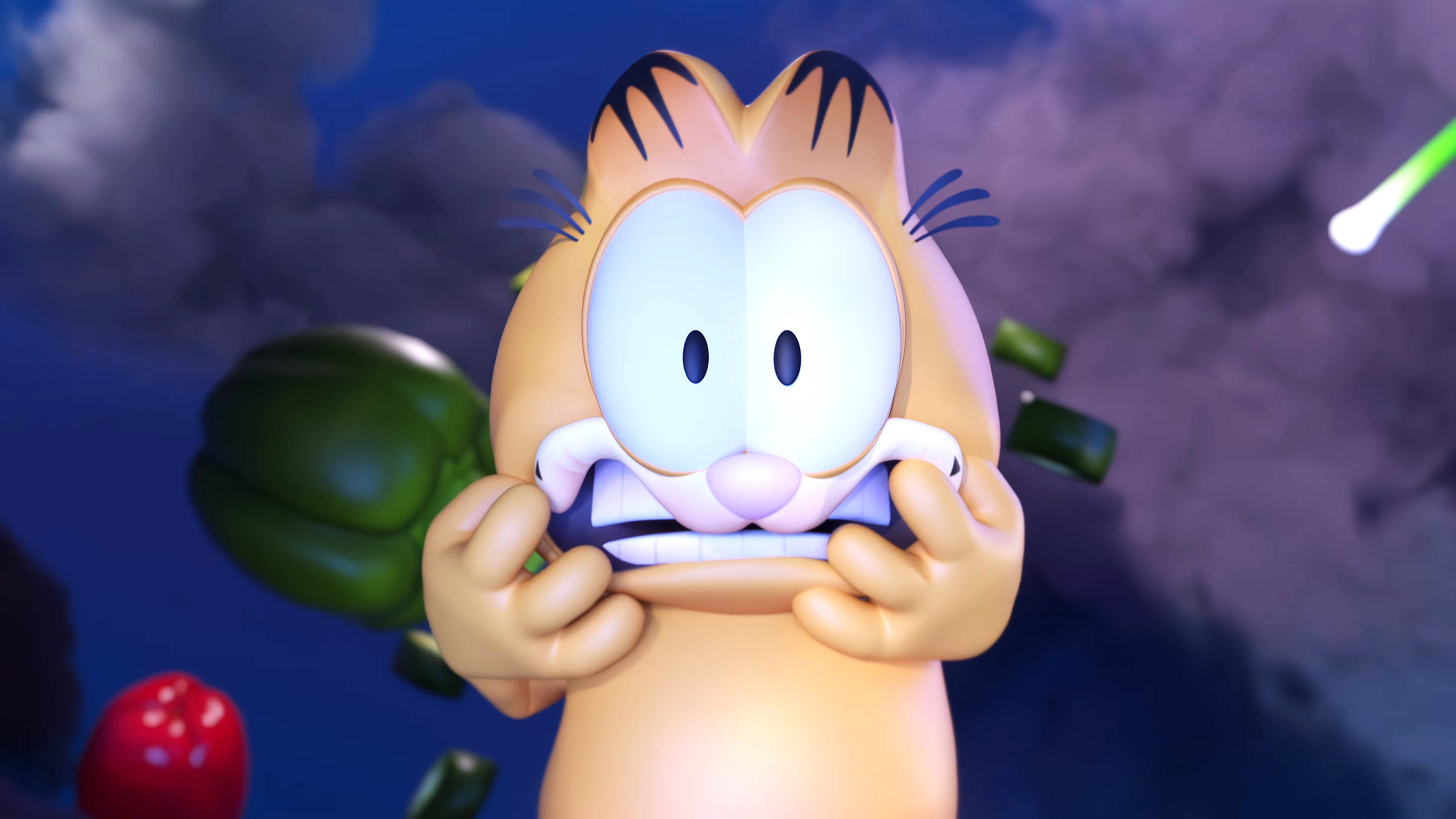 Video: In Garfield - Escape from Monday muss der berühmte Kater einem Albtraum voller Gemüse entkommen