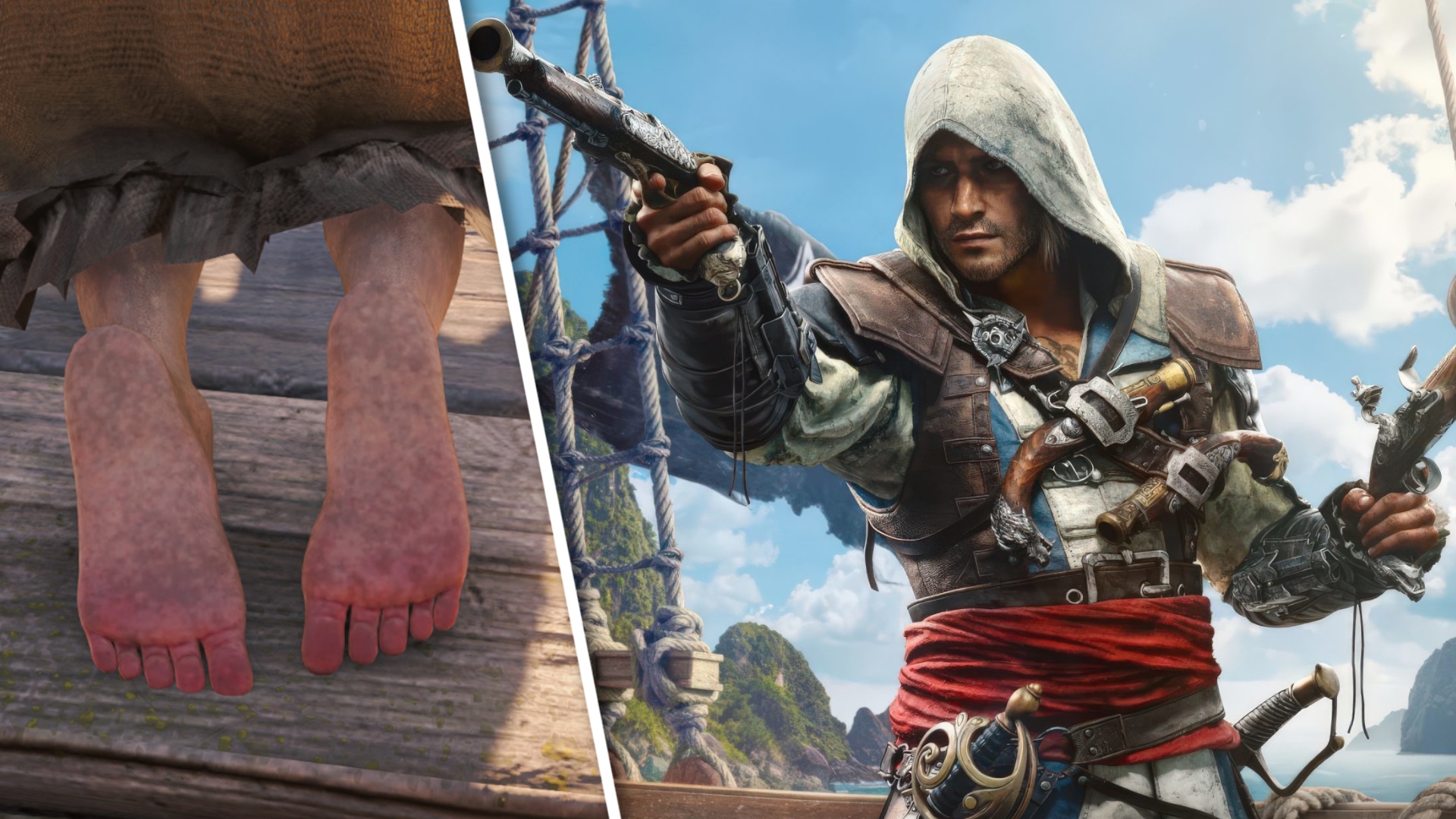 Video: »Dieser Pirat ist hinter einer anderen Art Schatz her« - Im Black Flag Remake sorgt der Fotomodus aktuell für zahlreiche Lacher