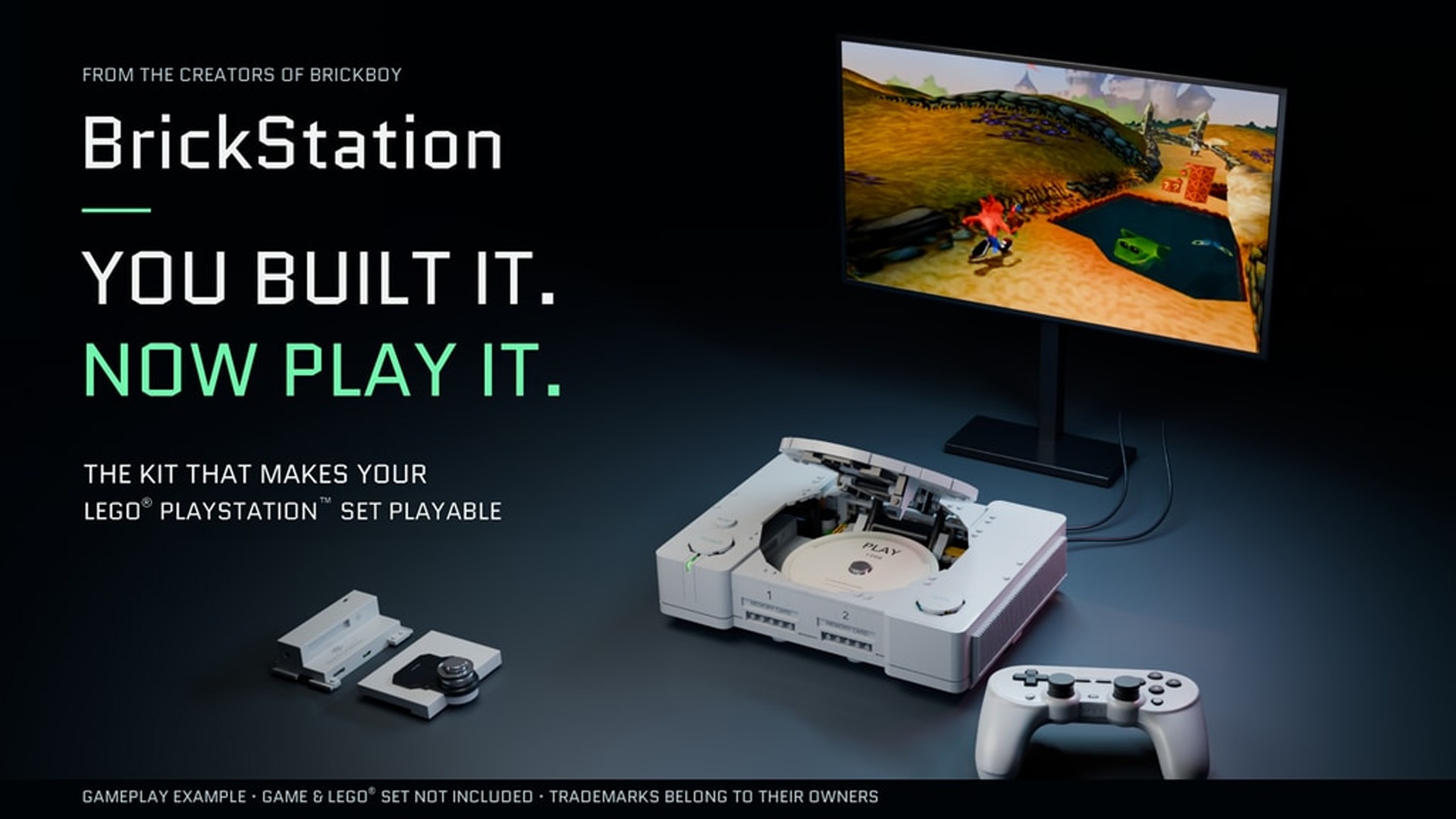 Die BrickStation macht aus eurer Lego-PS1 eine funktionsfähige Konsole