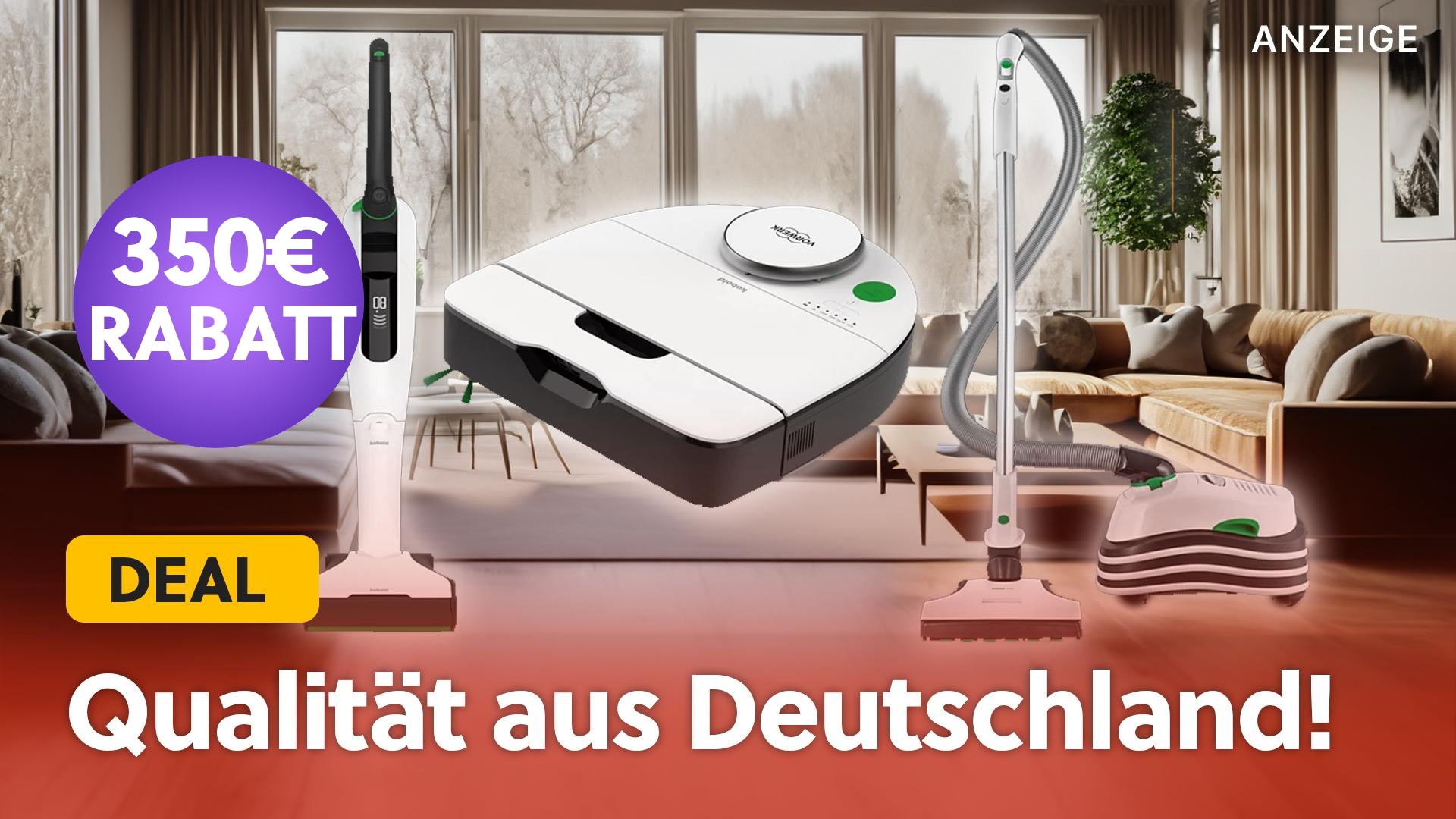 Vorwerk schenkt euch einen Staubsauger! Die wohl besten Akkusauger aus Deutschland locken mit Hammer-Angeboten!