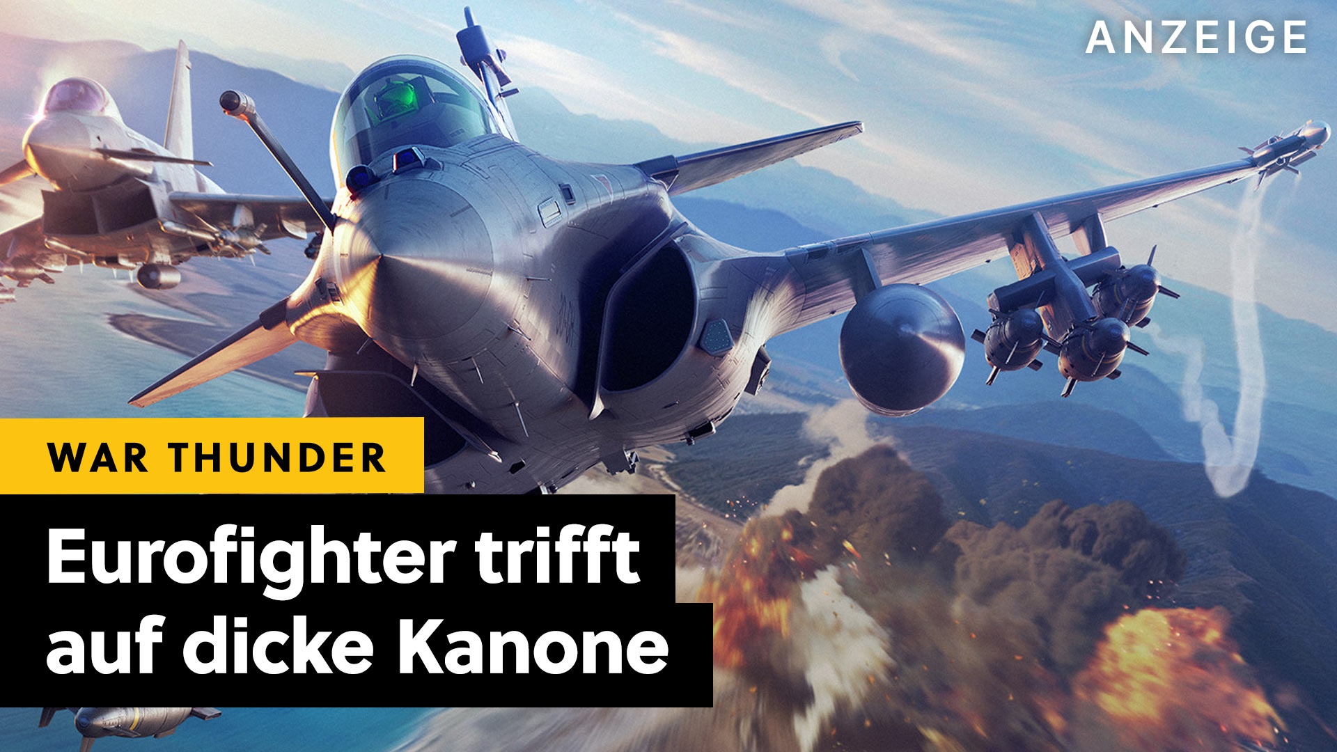 Promotion/Advertorial: War Thunder - Update Storm Warning bringt endlich den Eurofighter! [Anzeige]