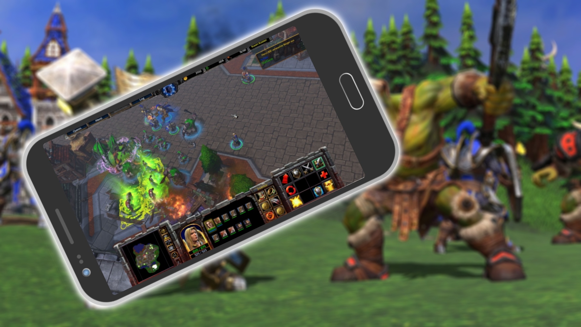 Что такое игра mobile. Warcraft mobile game. Мобильные игры от Blizzard. ВОВ на андроид. Грант мобайл игра.