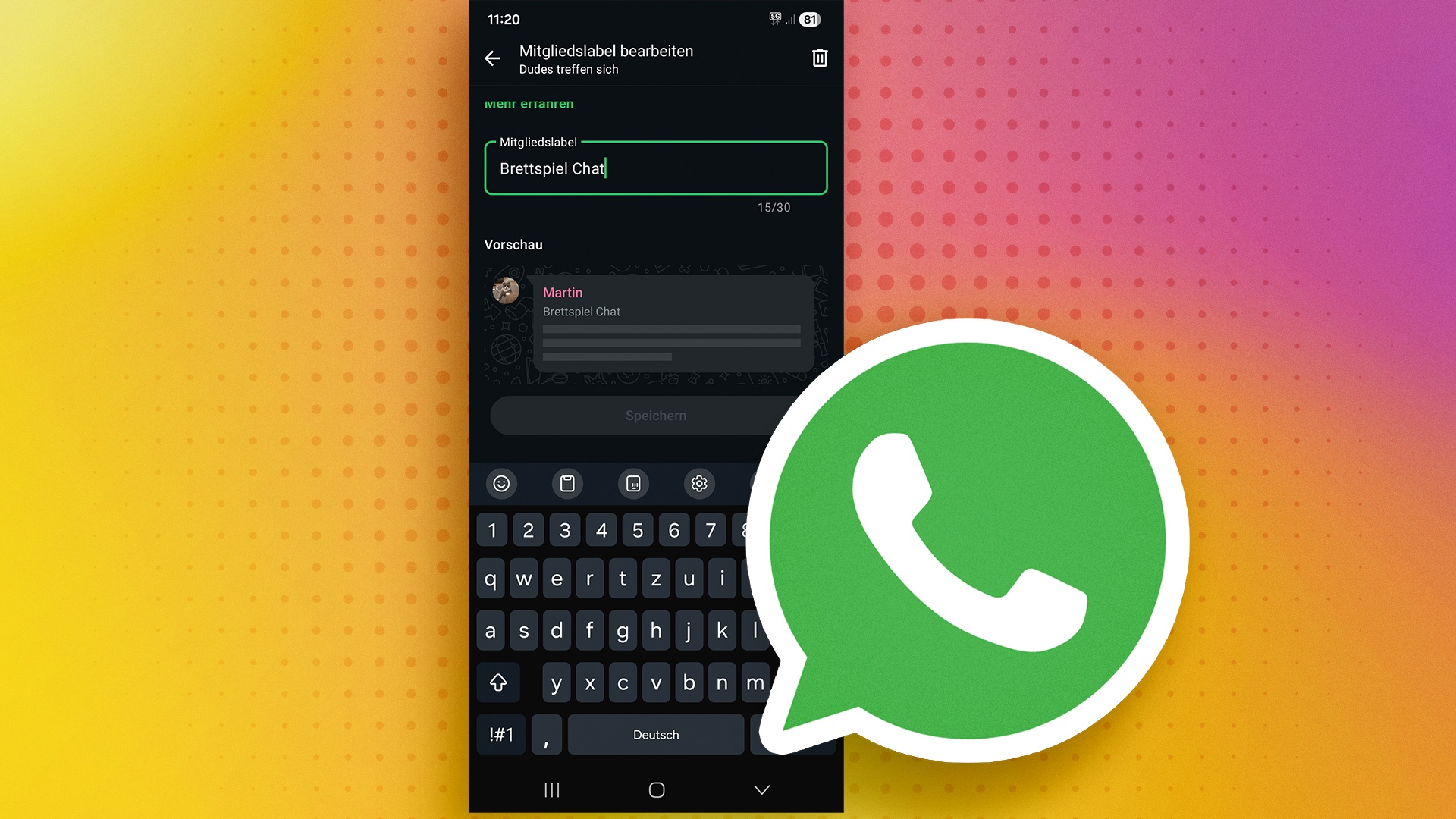 News: WhatsApp - Plötzlich Schrift unter dem Namen in WhatsApp: Das steckt hinter der neuen Label-Funktion