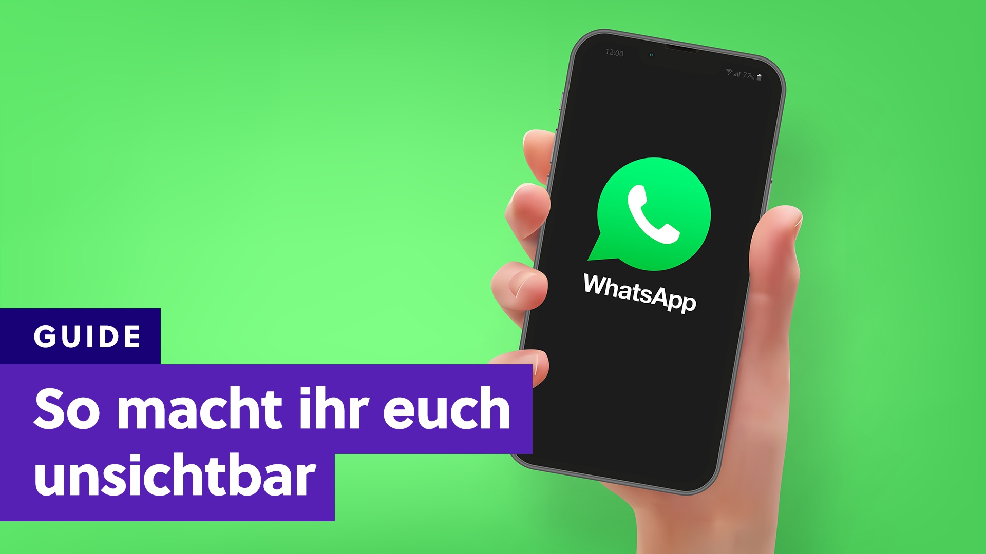 Unsichtbar auf WhatsApp: Mit diesen Einstellungen geht es