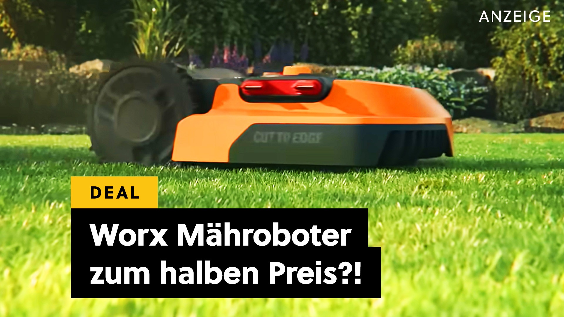 Deals: Worx zum halben Preis - Mähroboter ohne Kabel nur kurz ultragünstig - Garage geschenkt! [Anzeige]
