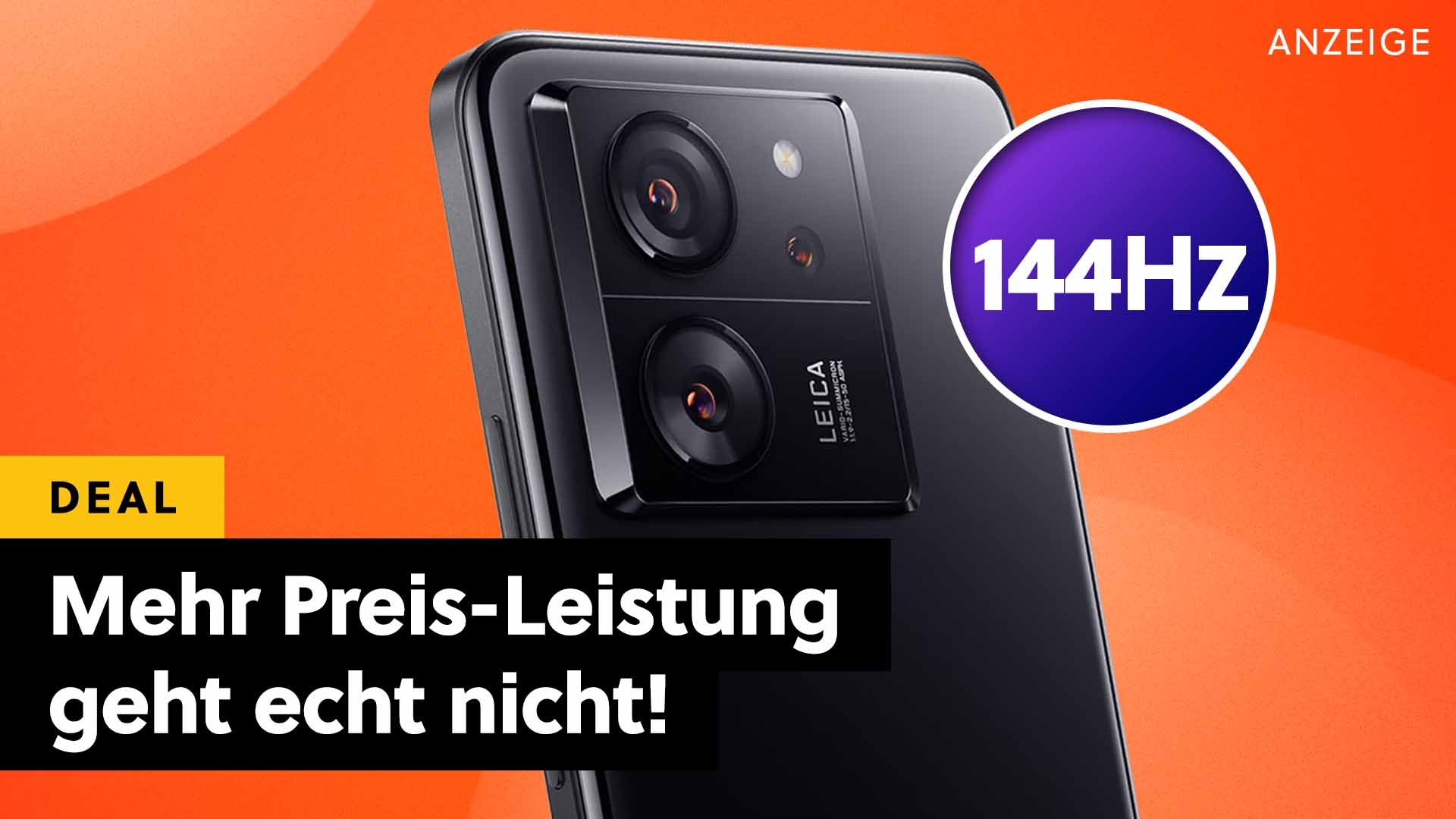 144Hz-AMOLED, Leica-Kamera und ein unschlagbares Preis-Leistungs-Verhältnis: Xiaomi 13T günstig wie nie zuvor bei Amazon