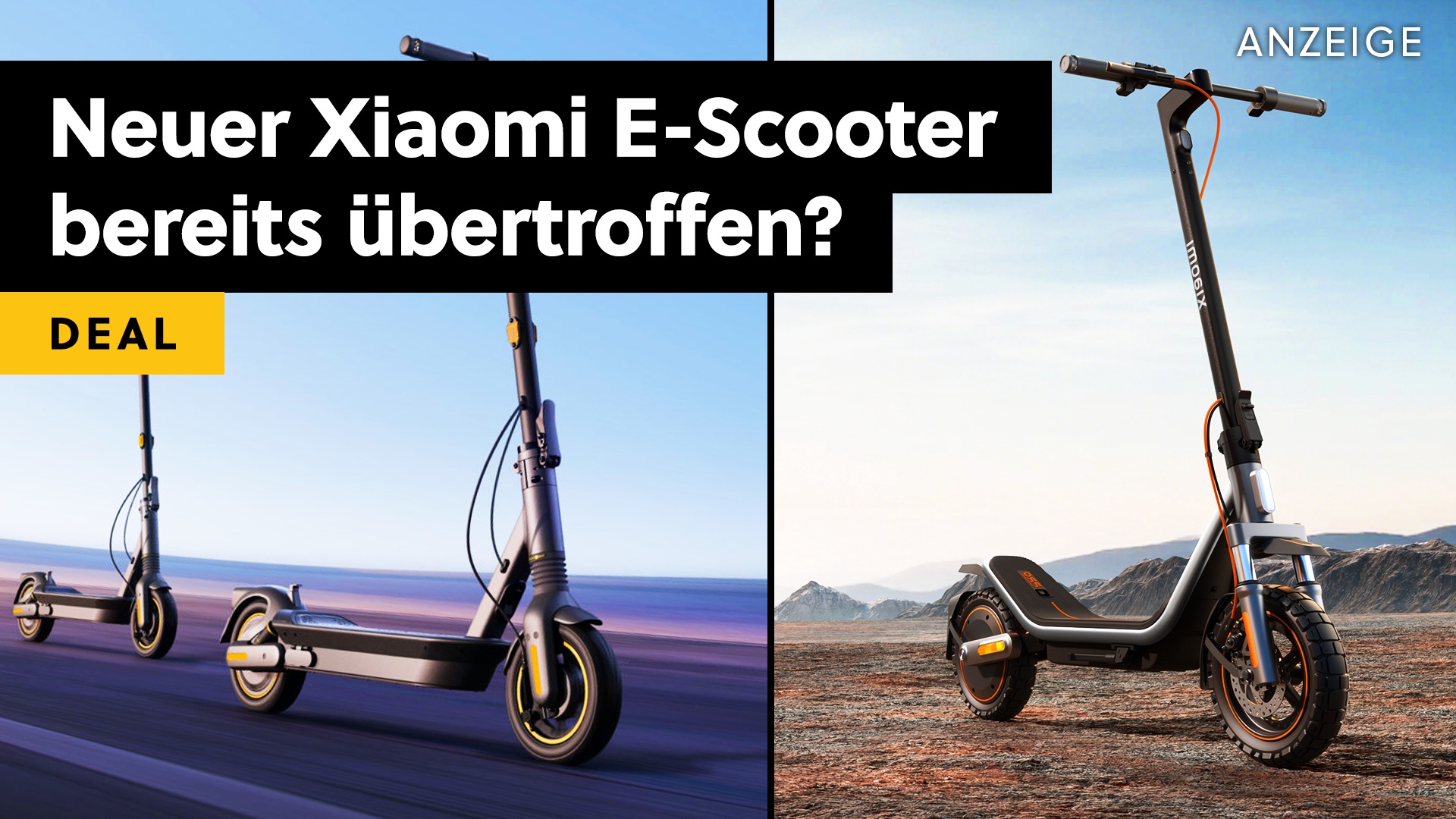 Deals: Segway vs. Xiaomi - Welcher E-Scooter bietet aktuell mehr fürs Geld? [Anzeige]