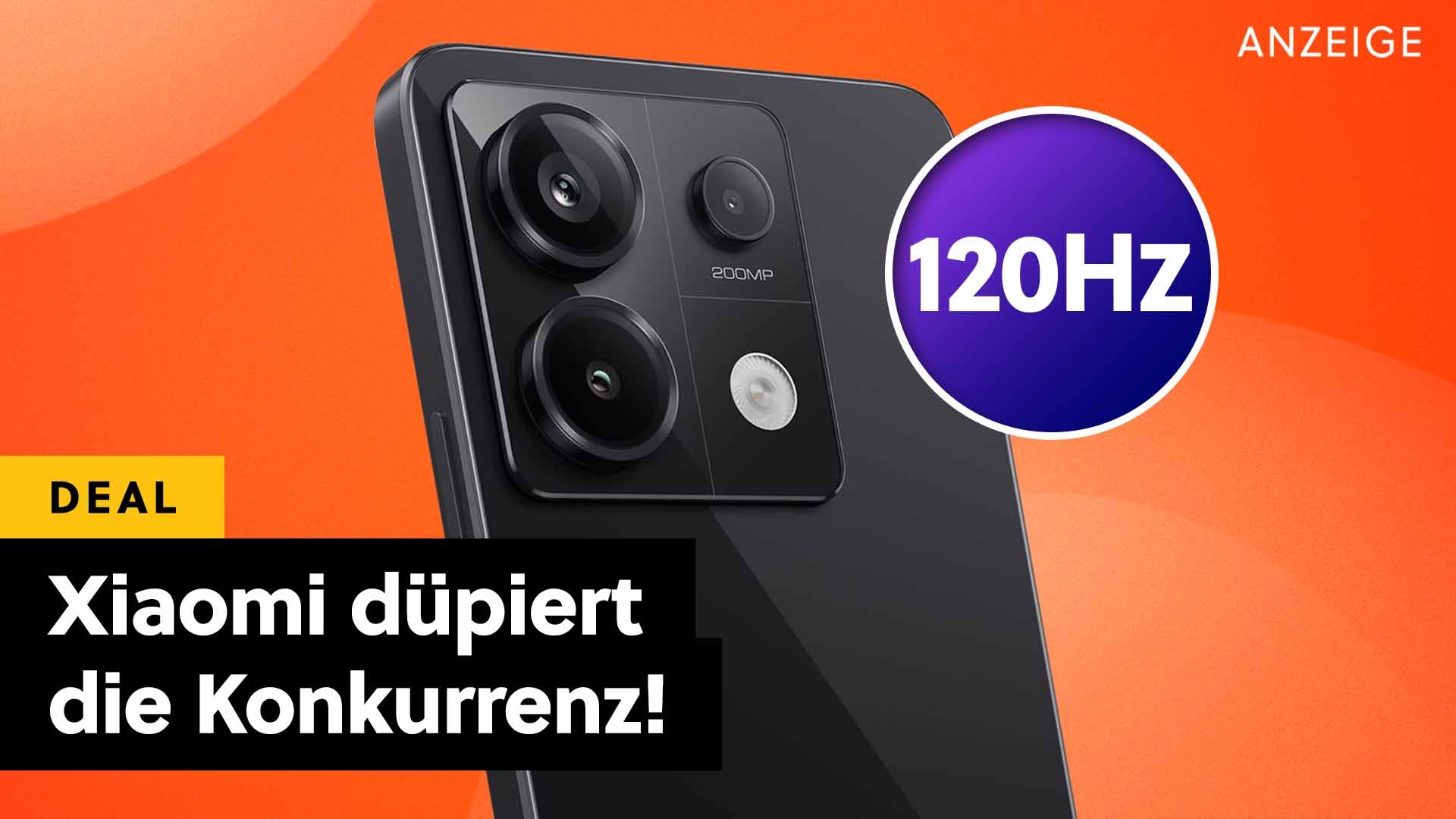 Ein echter Preis-Leistungs-Hit von Xiaomi: 5G-Handy mit 120Hz-AMOLED, Snapdragon und 200-Megapixel-Kamera irre günstig