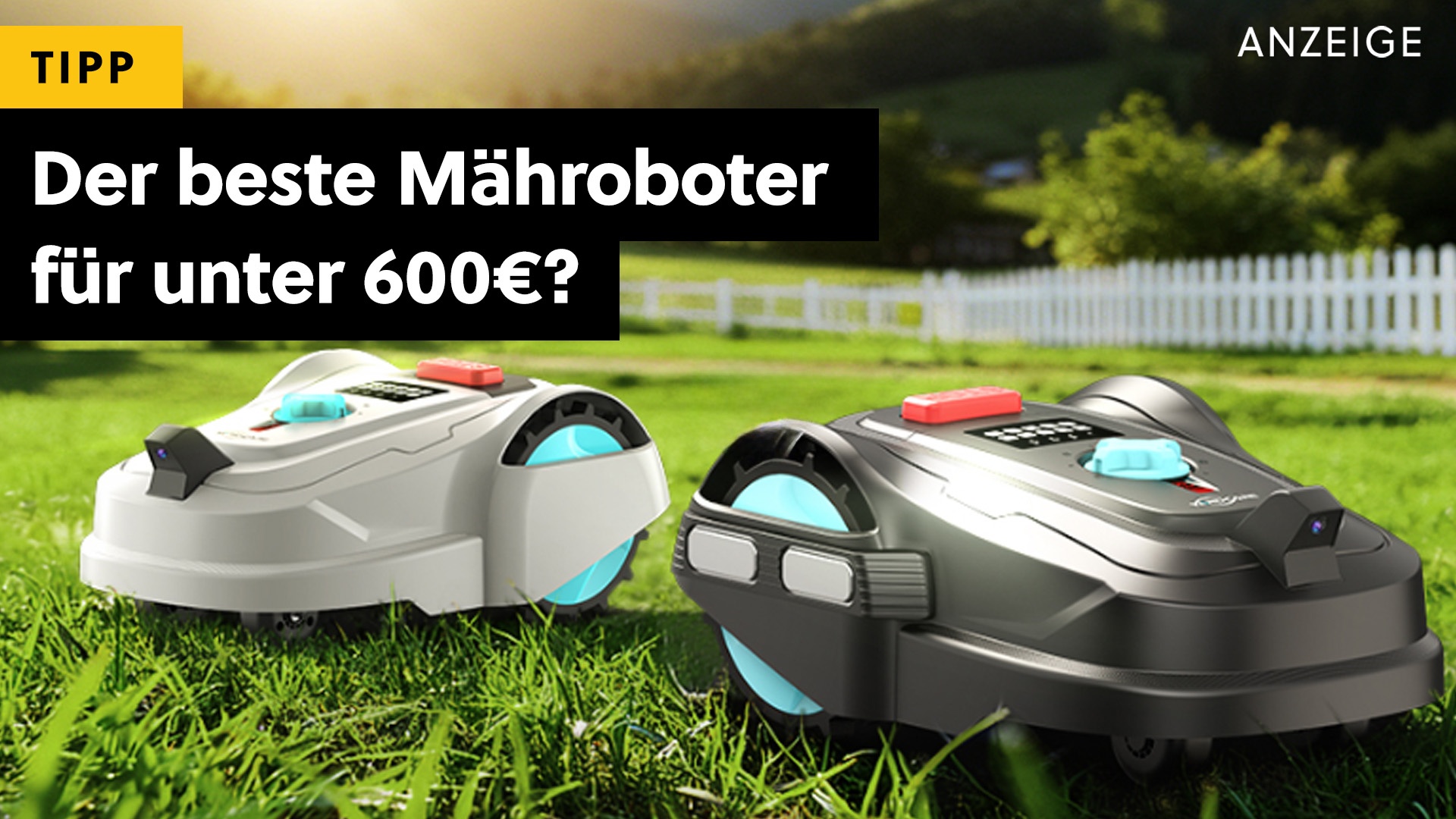 Mähroboter ohne Draht - Eines der bestbewerteten Modelle kostet keine 600€ - wieso? [Anzeige]