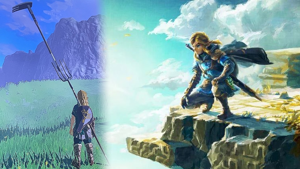 #Zelda: Tears of the Kingdom – Eine 4 Meter lange Mistgabel lässt gerade über 30.000 Fans jubeln