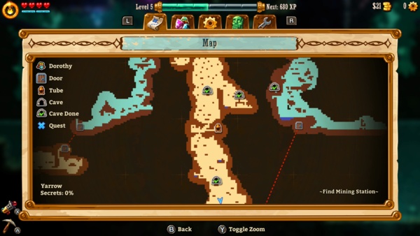 yarrow steamworld dig 2